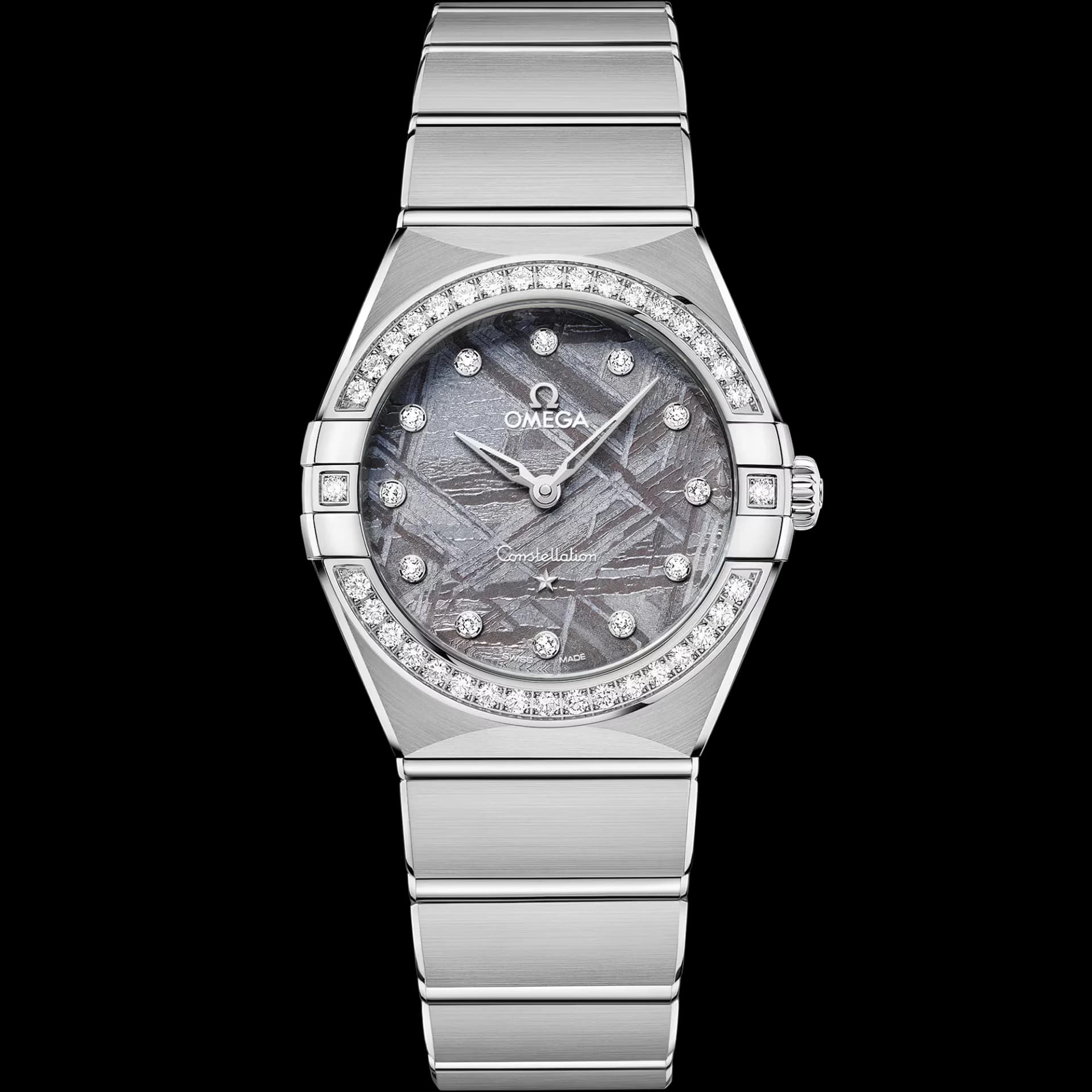 Omega Constellation Quartz 28 mm – Steel on Steel, Lavender Dial