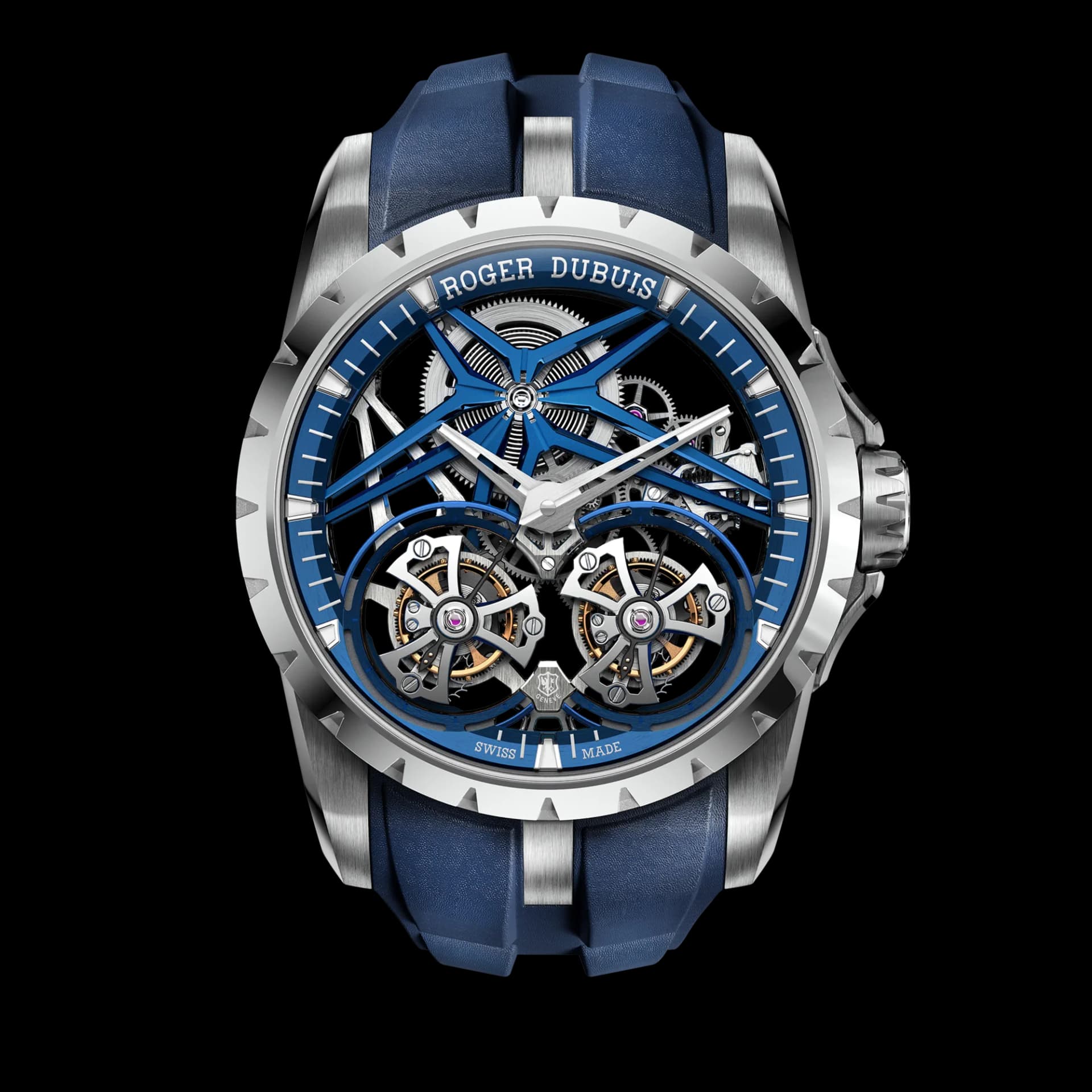 Roger Dubuis Excalibur Double Tourbillon Cobalt 45mm