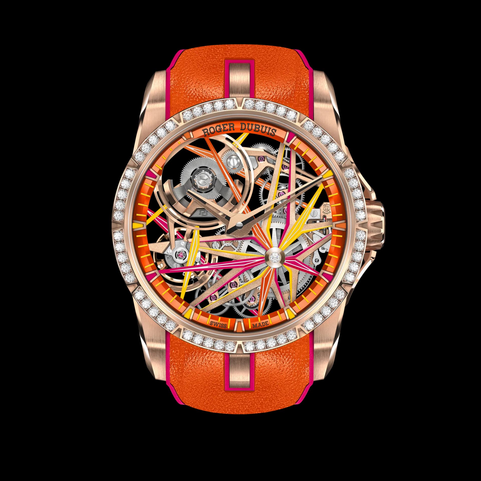 Roger Dubuis Excalibur Monobalancier Blacklight Rose Gold 42mm