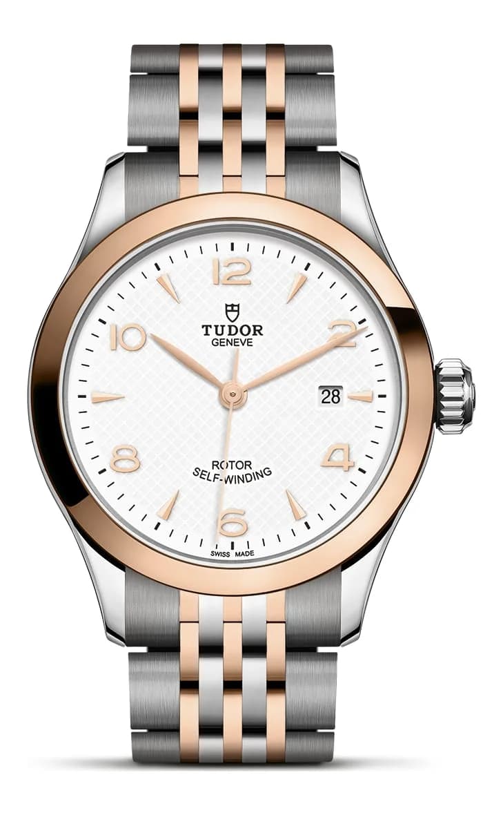 Tudor 1926 – 28 mm, White Dial, Steel and Rose Gold Bracelet