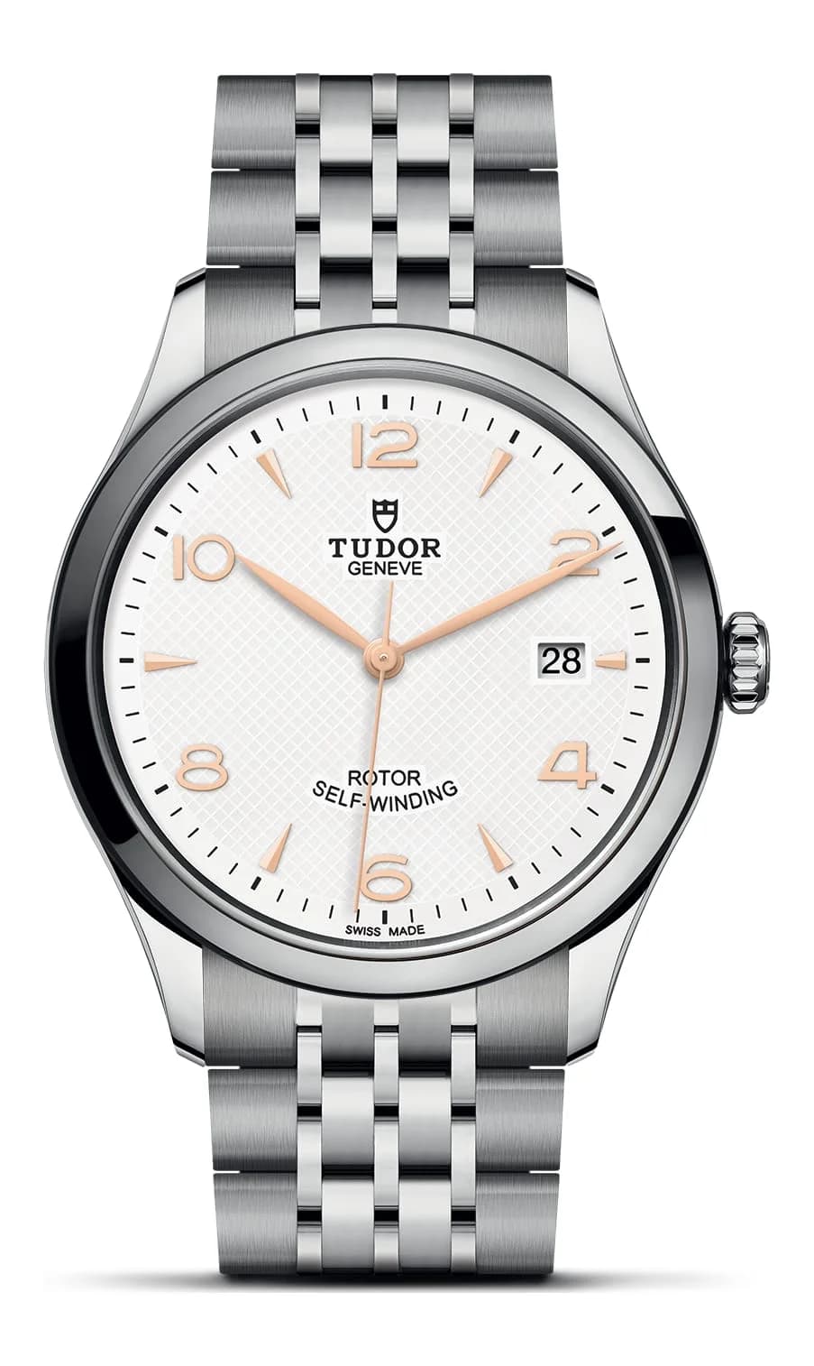 Tudor 1926 – 39 mm, White Dial, Steel Bracelet