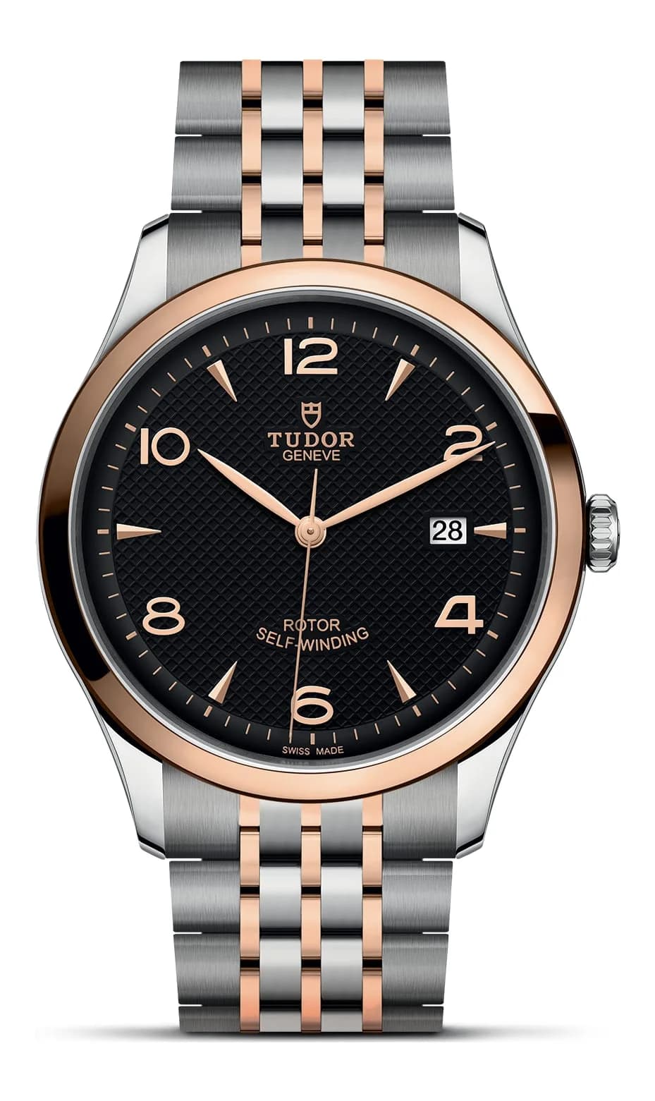 Tudor 1926 – 41 mm, Black Dial, Steel and Rose Gold Bracelet