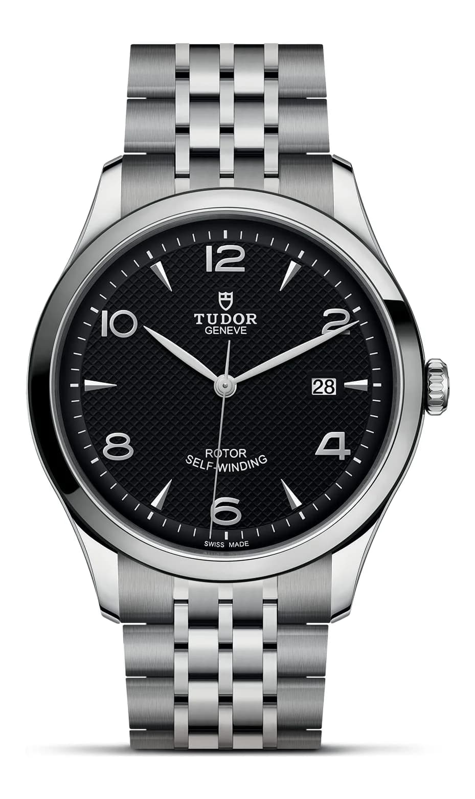 Tudor 1926 – 41 mm, Black Dial, Steel Bracelet