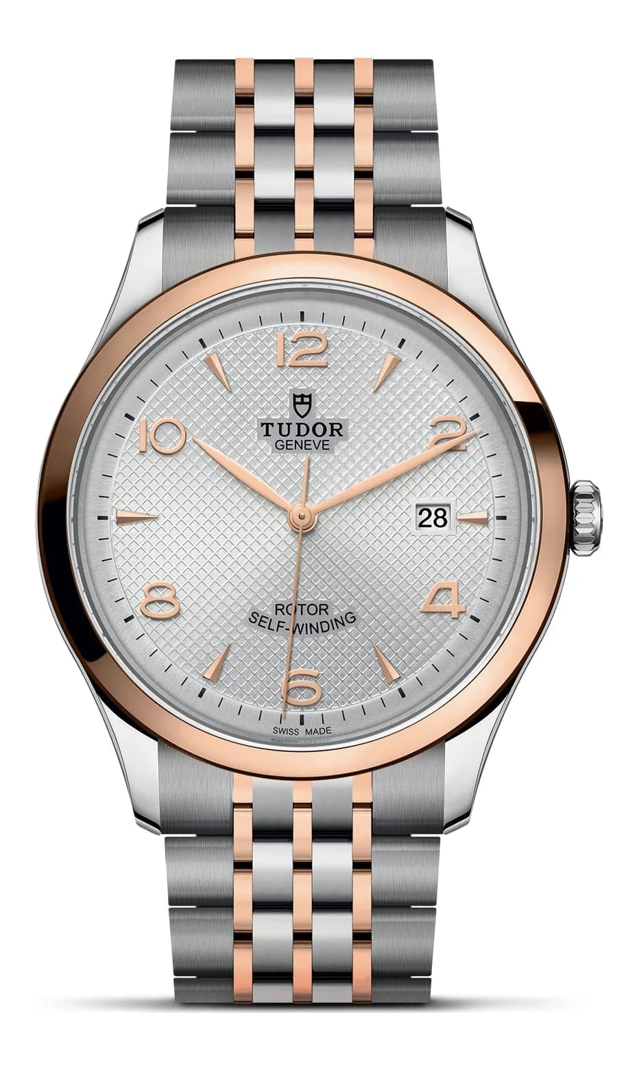 Tudor 1926 – 41 mm, Silver Dial, Steel and Rose Gold Bracelet
