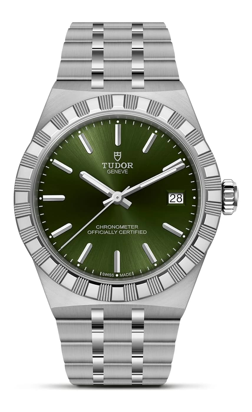 Tudor Royal – 36 mm, Green Dial, Steel Bracelet