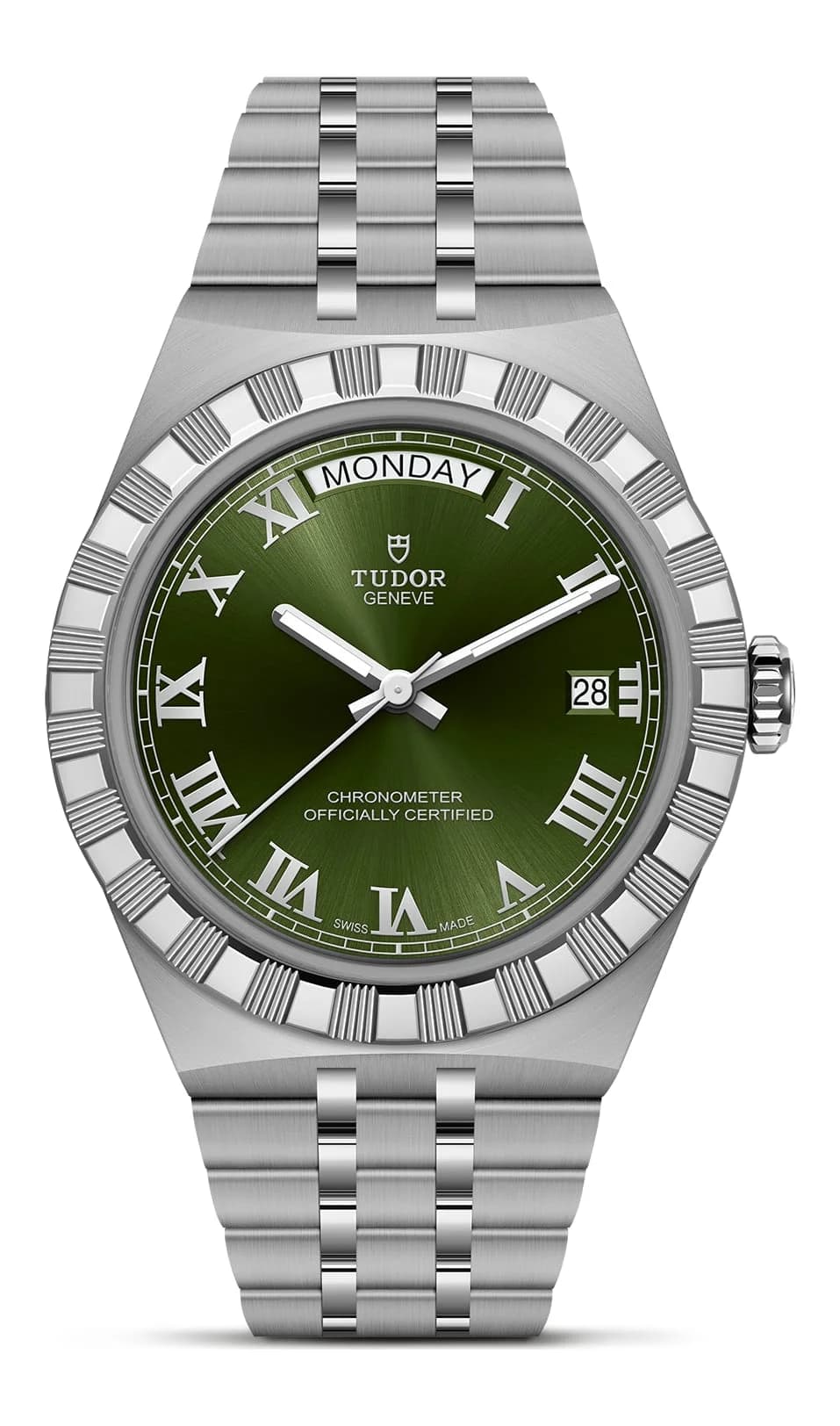 Tudor Royal – 40 mm, Green Dial, Steel Bracelet