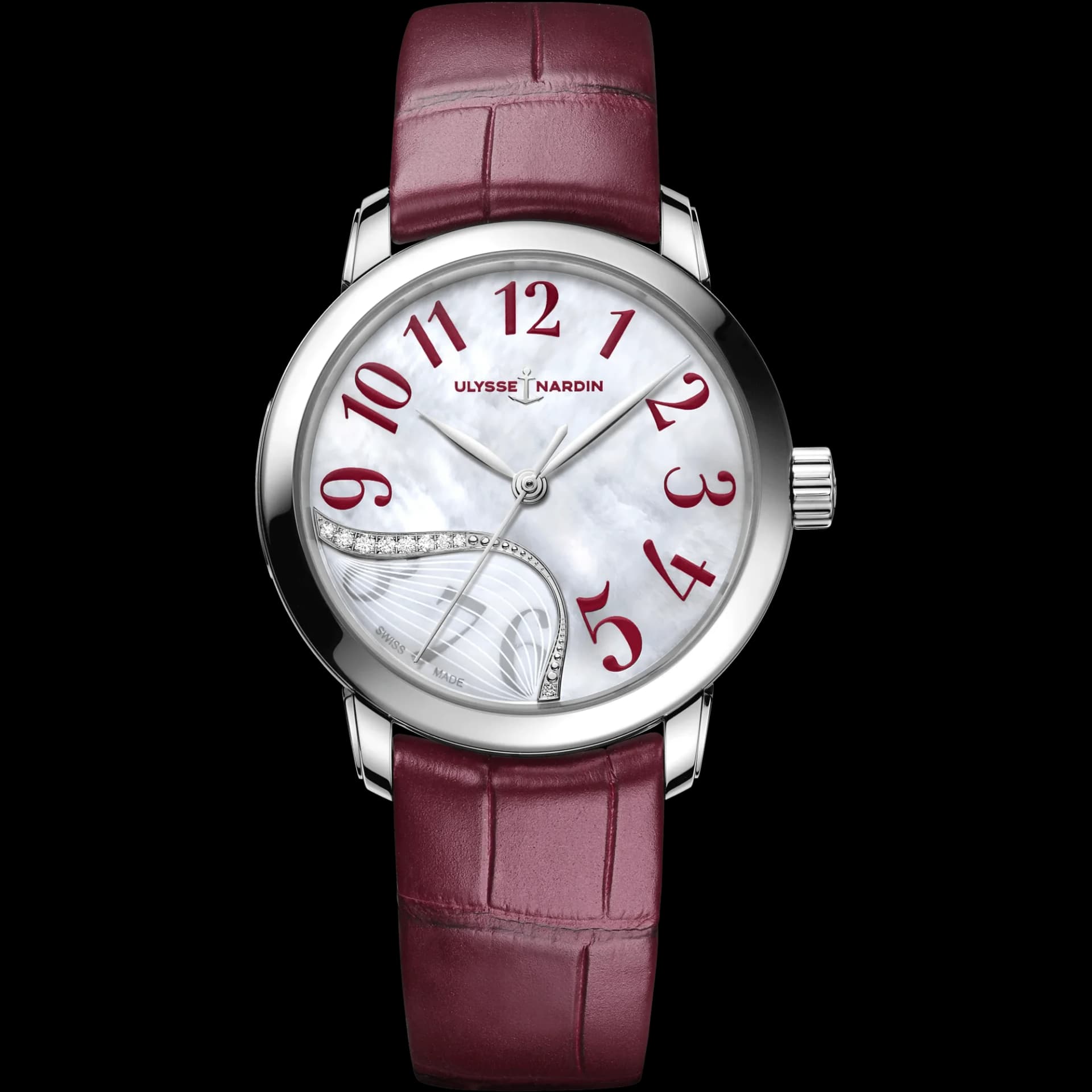 Ulysse Nardin Classico Jade 34 mm – Mor Timsah Derisi Kayış