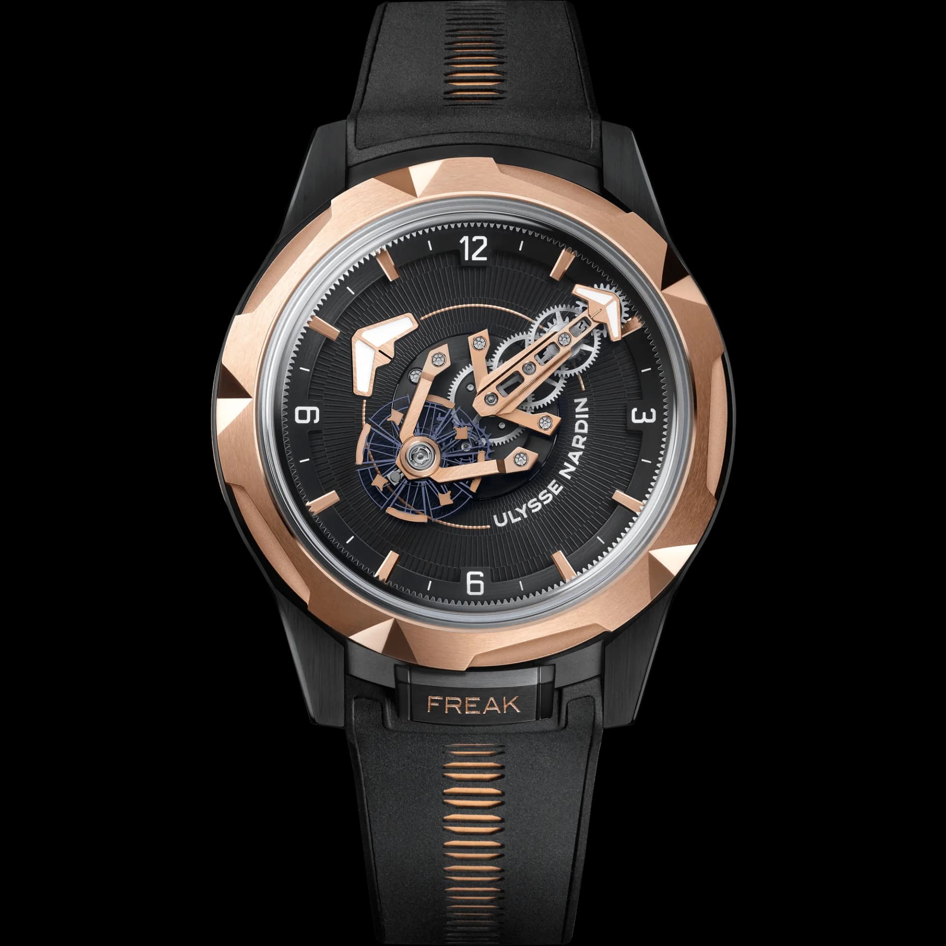 Ulysse Nardin Freak ONE 44 mm – Siyah Kauçuk Kayış