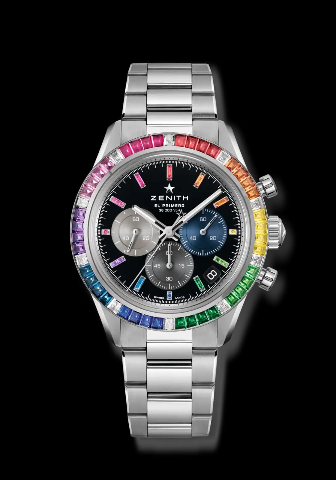 Zenith Chronomaster Sport – Beyaz Altın, Siyah Kadran
