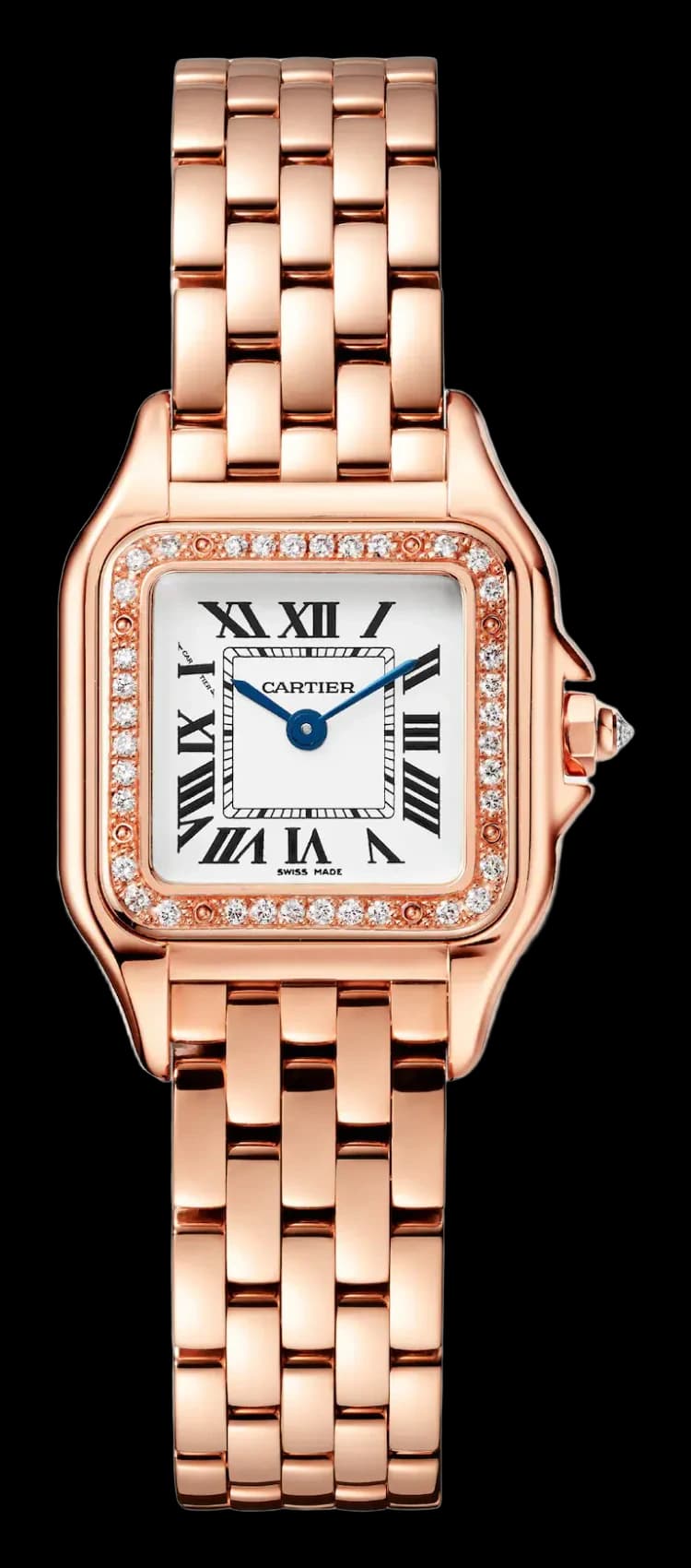 Cartier Panthère de Cartier Small Model – Pembe Altın, Pırlanta, Gümüş Kadran (WJPN0087)
