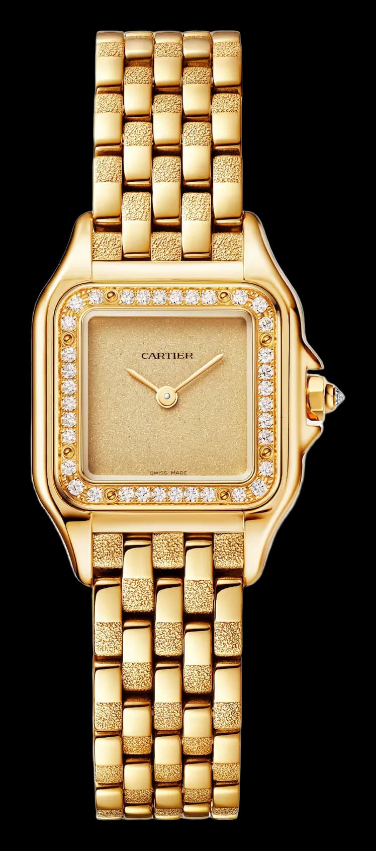 Cartier Panthère de Cartier Small Model – Sarı Altın, Pırlanta, Altın Rengi Kadran