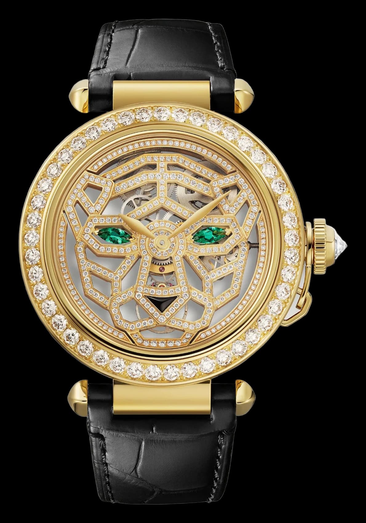 Cartier Panthère Jewelry Watch 41 mm – Sarı Altın, Pırlanta
