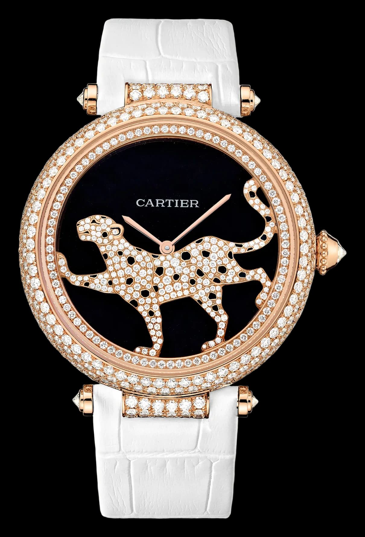 Cartier Panthère Jewelry Watch 42 mm – Pembe Altın, Pırlanta