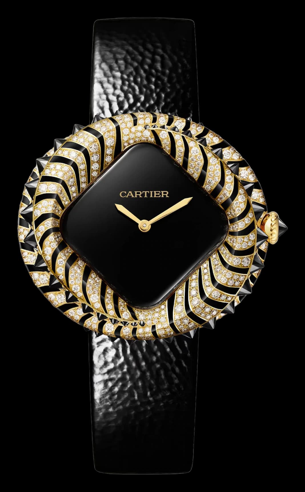 Cartier Panthère Jewelry Watch – Sarı Altın, Siyah Spinel