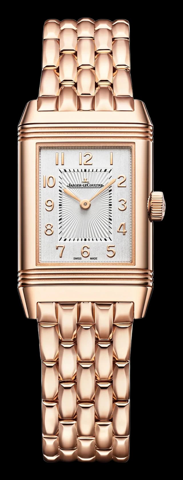 Jaeger-LeCoultre Reverso Classic Duetto – Pembe Altın, 34.2 x 21 mm, Bilezik