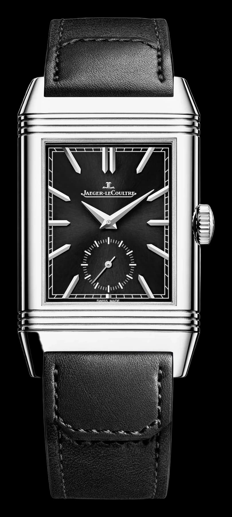 Jaeger-LeCoultre Reverso Tribute Duoface Small Seconds – Çelik, Siyah Kadran