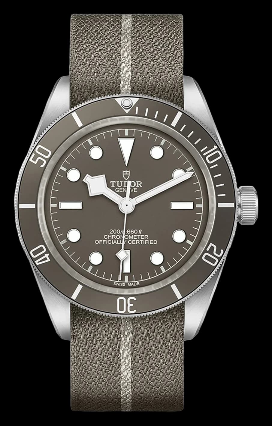 Tudor Black Bay 58 925 – 39 mm 925 Silver, Taupe Dial, Taupe Fabric Strap