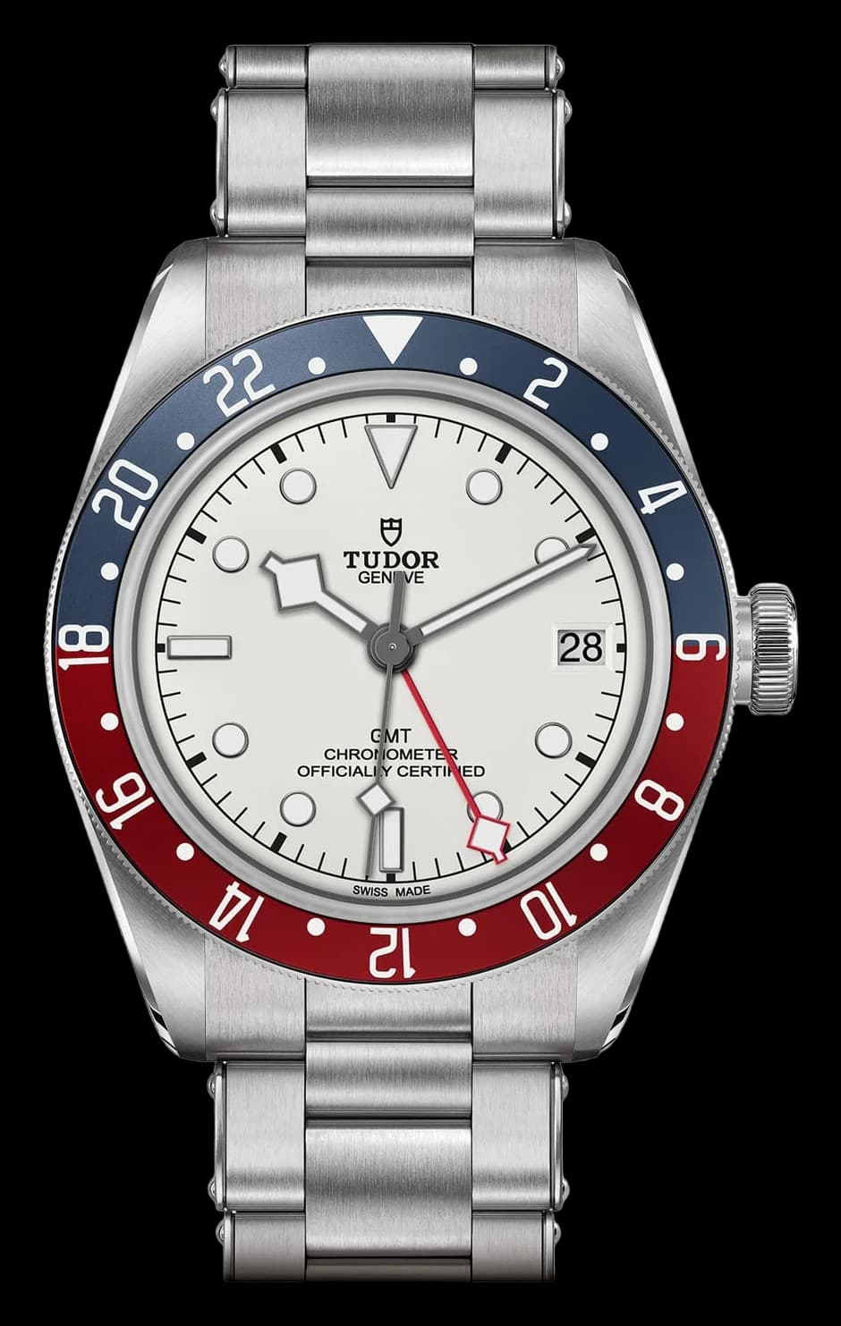 Tudor Black Bay GMT – 41 mm, Opaline Dial, Riveted Steel Bracelet