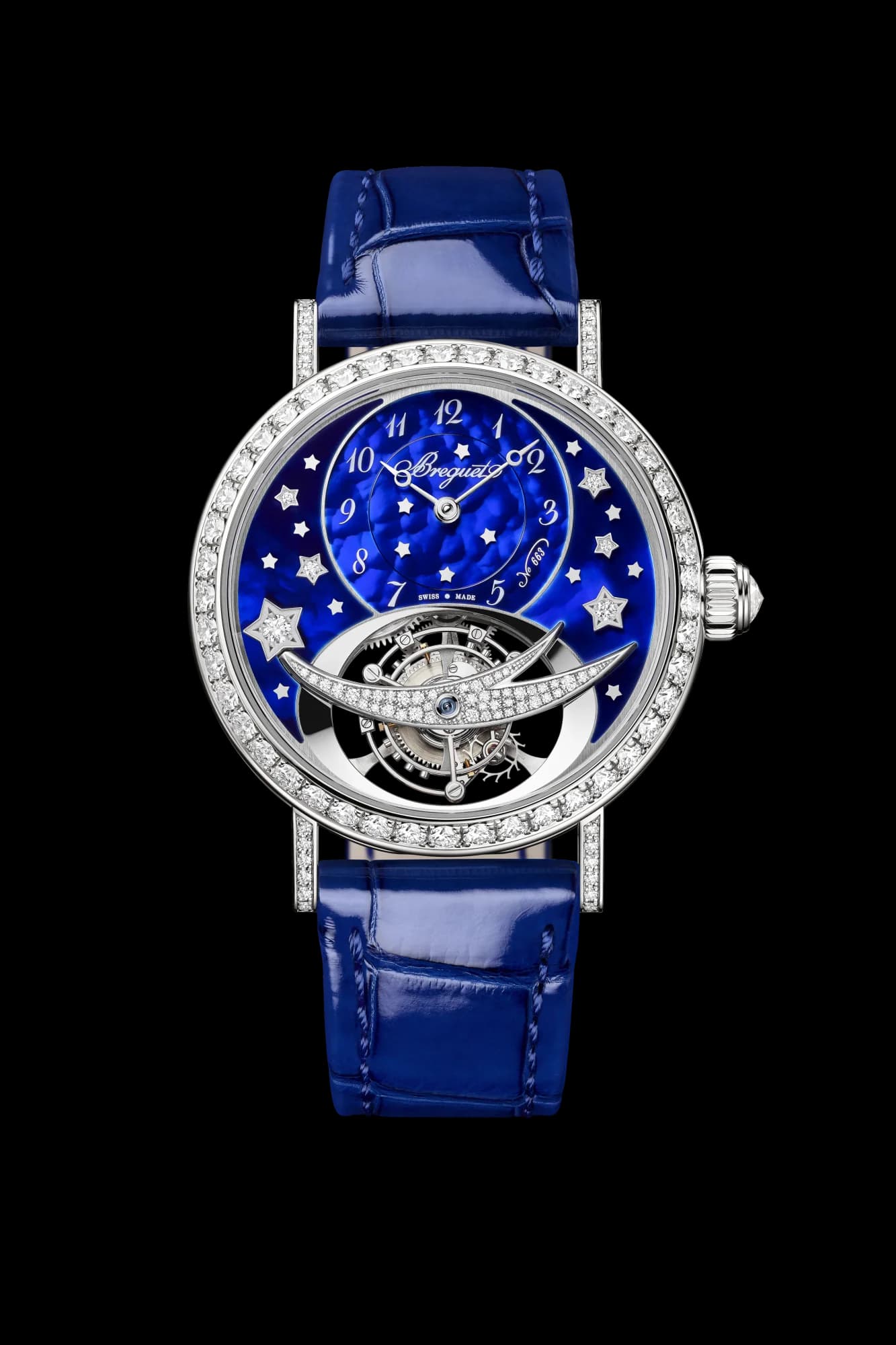 Breguet Classique Tourbillon 3358 – Beyaz Altın, Mavi Sedef Kadran 1