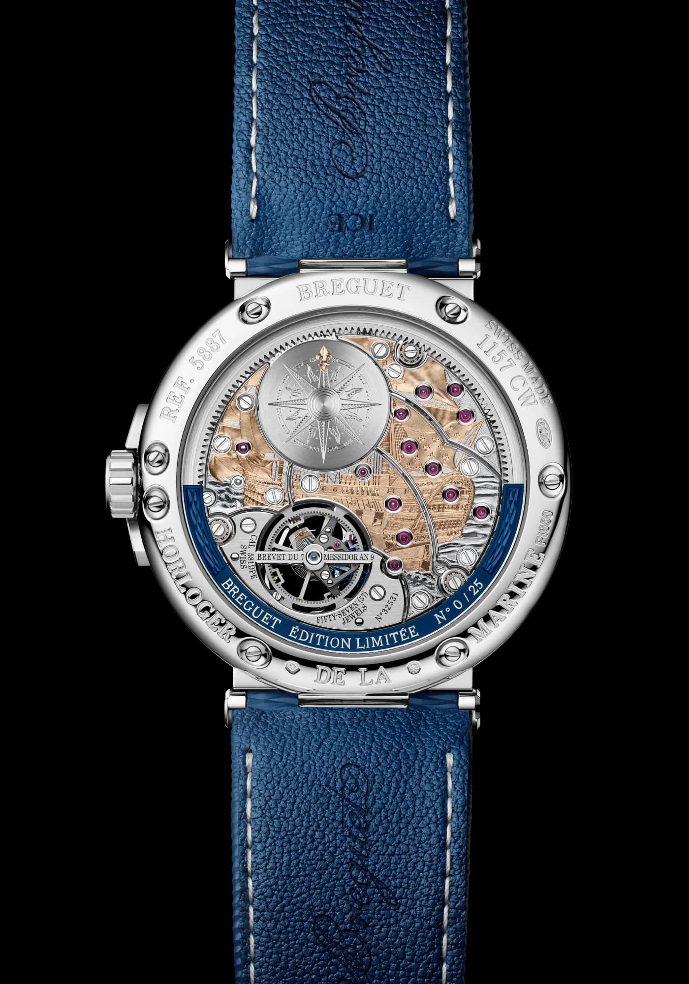 Breguet Marine Tourbillon Equation Marchante 5887 – Kauçuk Kayış 2