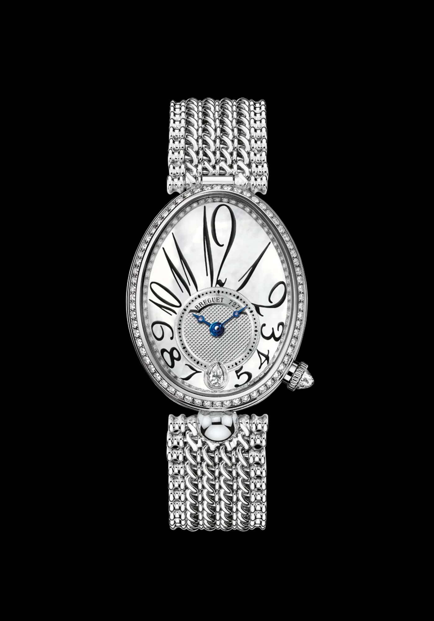Breguet Reine de Naples 8918 – Beyaz Altın, Sedef Kadran, Giyoşe, Bilezik 1