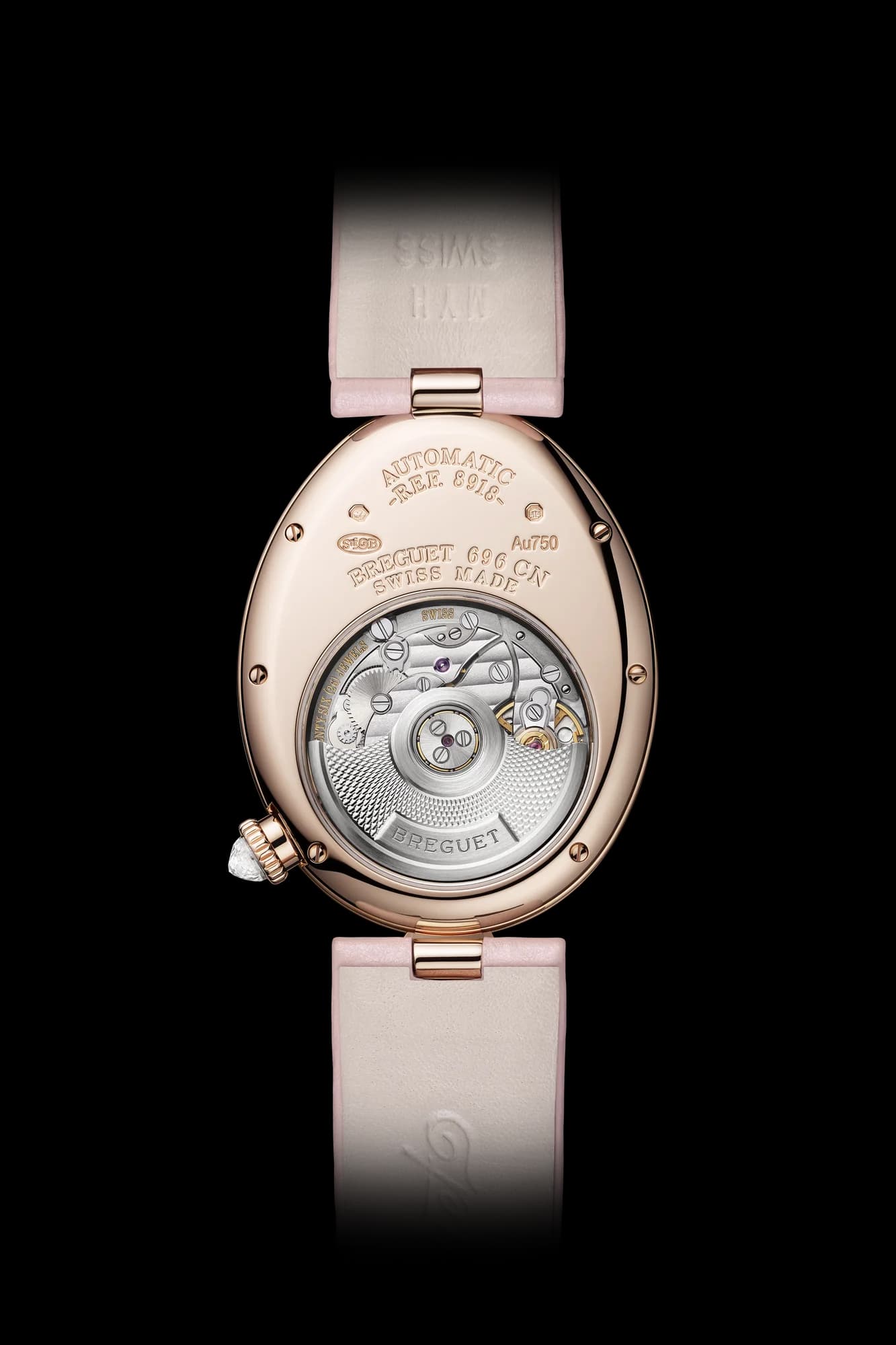 Breguet Reine de Naples 8918 – Pembe Altın, Pembe Mine Kadran 2