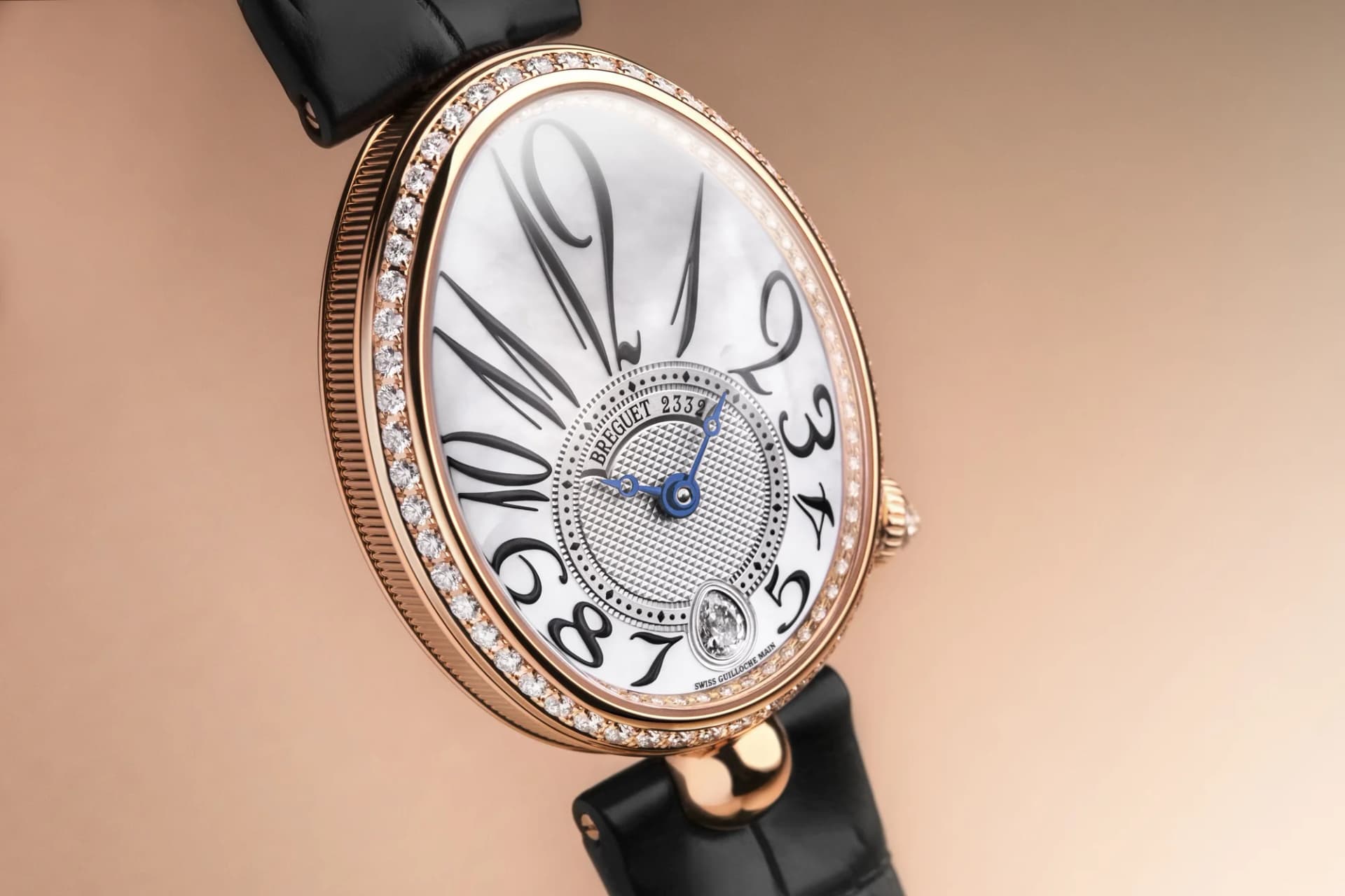 Breguet Reine de Naples 8918 – Pembe Altın, Sedef Kadran, Timsah Derisi Kayış 3