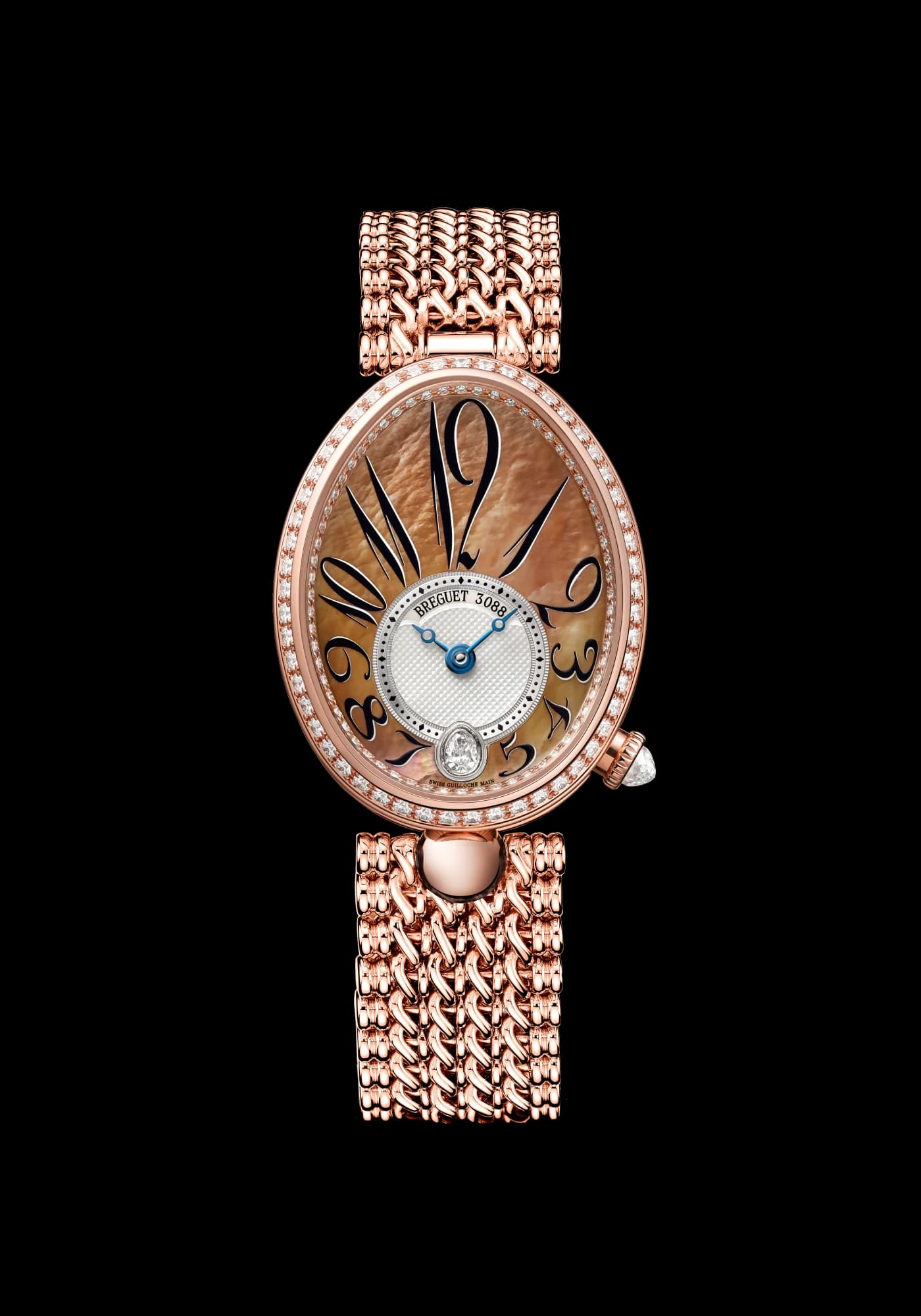 Breguet Reine de Naples 8918 – Pembe Altın, Tahiti Sedefi Kadran, Bilezik 1