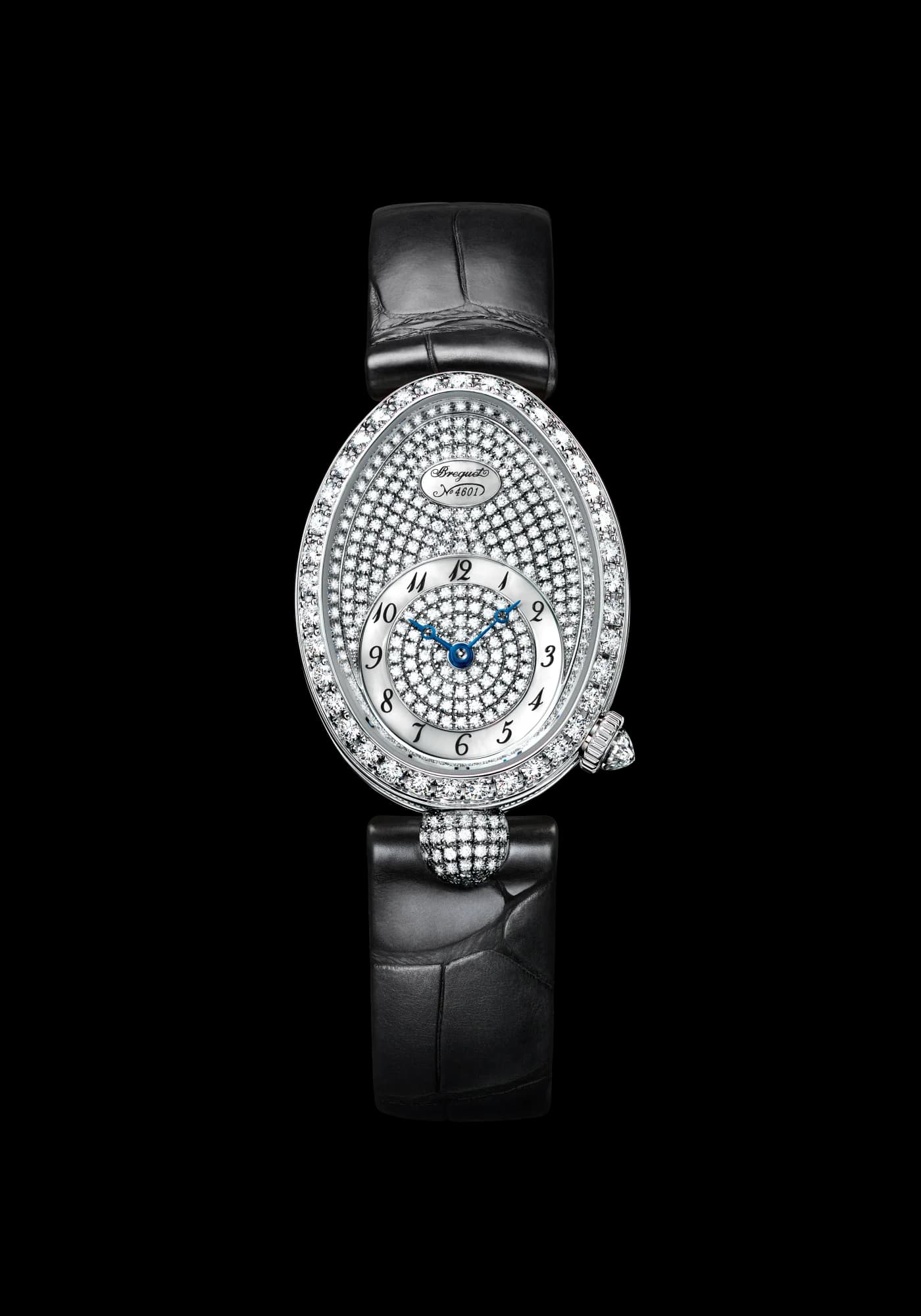 Breguet Reine de Naples 8928 – Beyaz Altın, Pırlanta Kadran, Timsah Derisi Kayış 1