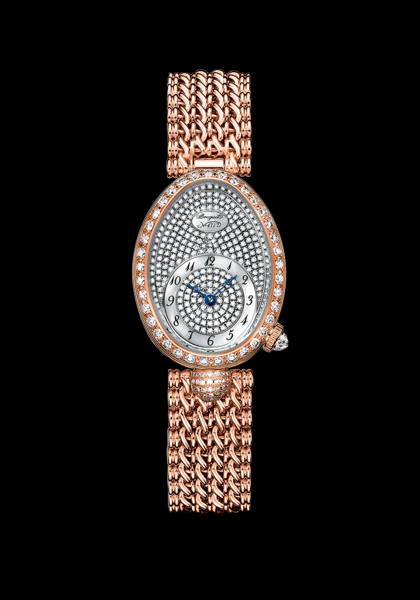Breguet Reine de Naples 8928 – Pembe Altın, Pırlanta Kadran, Bilezik 1