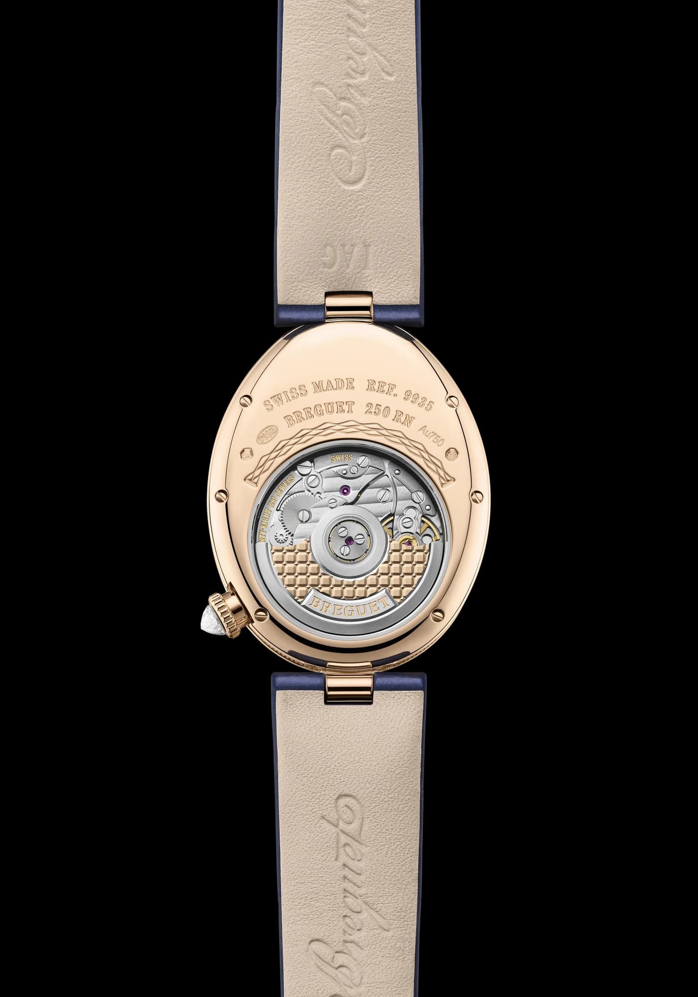 Breguet Reine de Naples Phase de Lune 9935 – Aventurin Kadran, Timsah Derisi Kayış 2