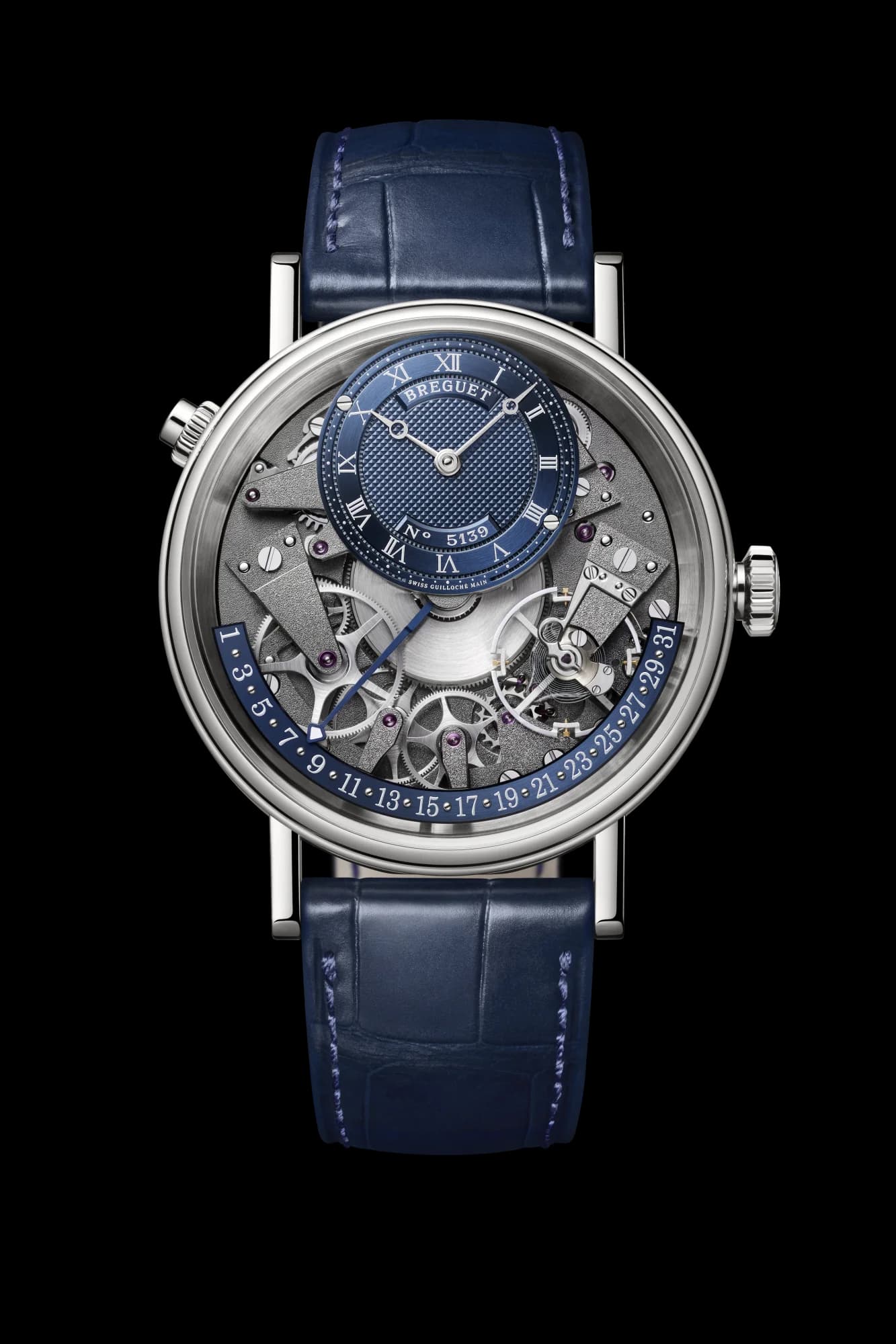 Breguet Tradition Quantième Rétrograde 7597 – Beyaz Altın, Mavi Kadran 1