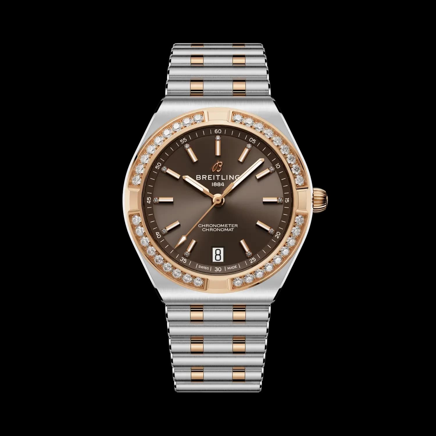 Breitling Chronomat Automatic 36 – Çelik ve Kırmızı Altın, Kahverengi Kadran 1