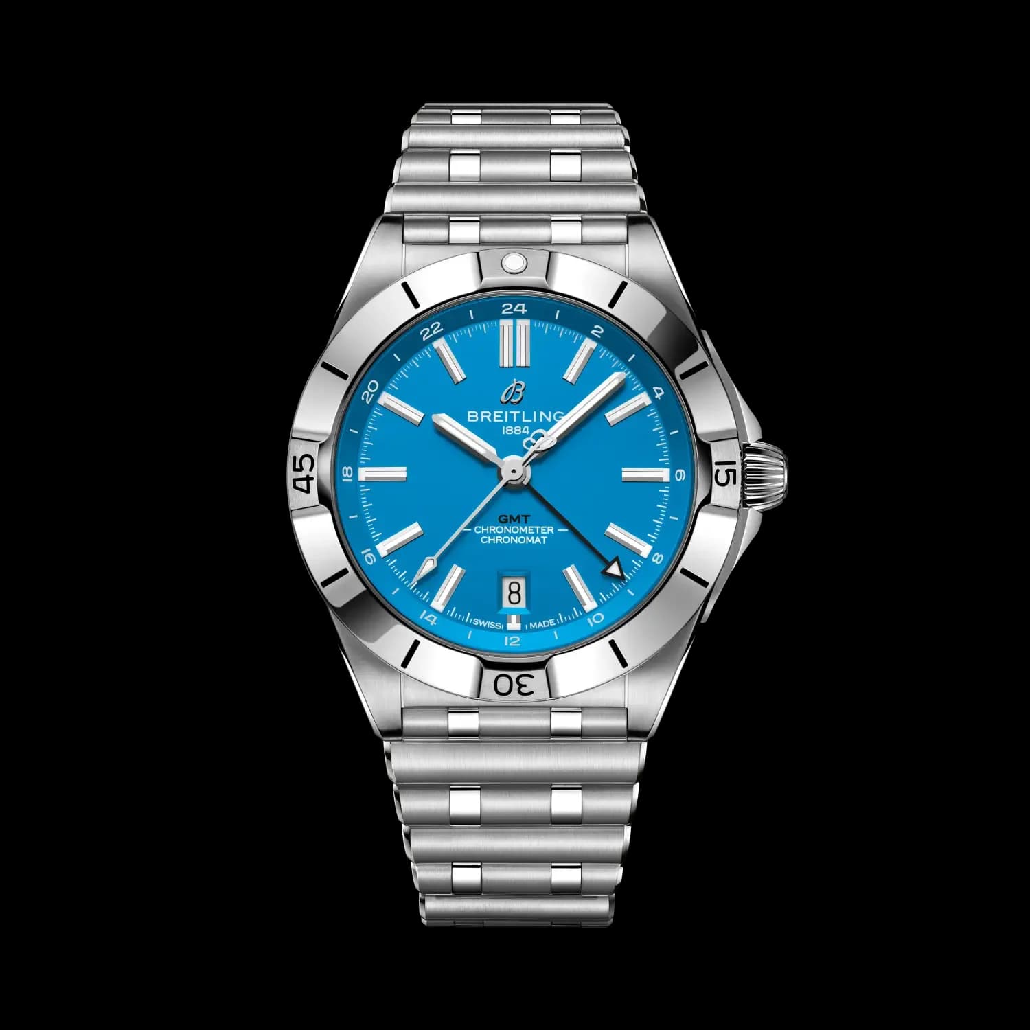Breitling Chronomat Automatic GMT 40 NFL Carolina Panthers Edition 1