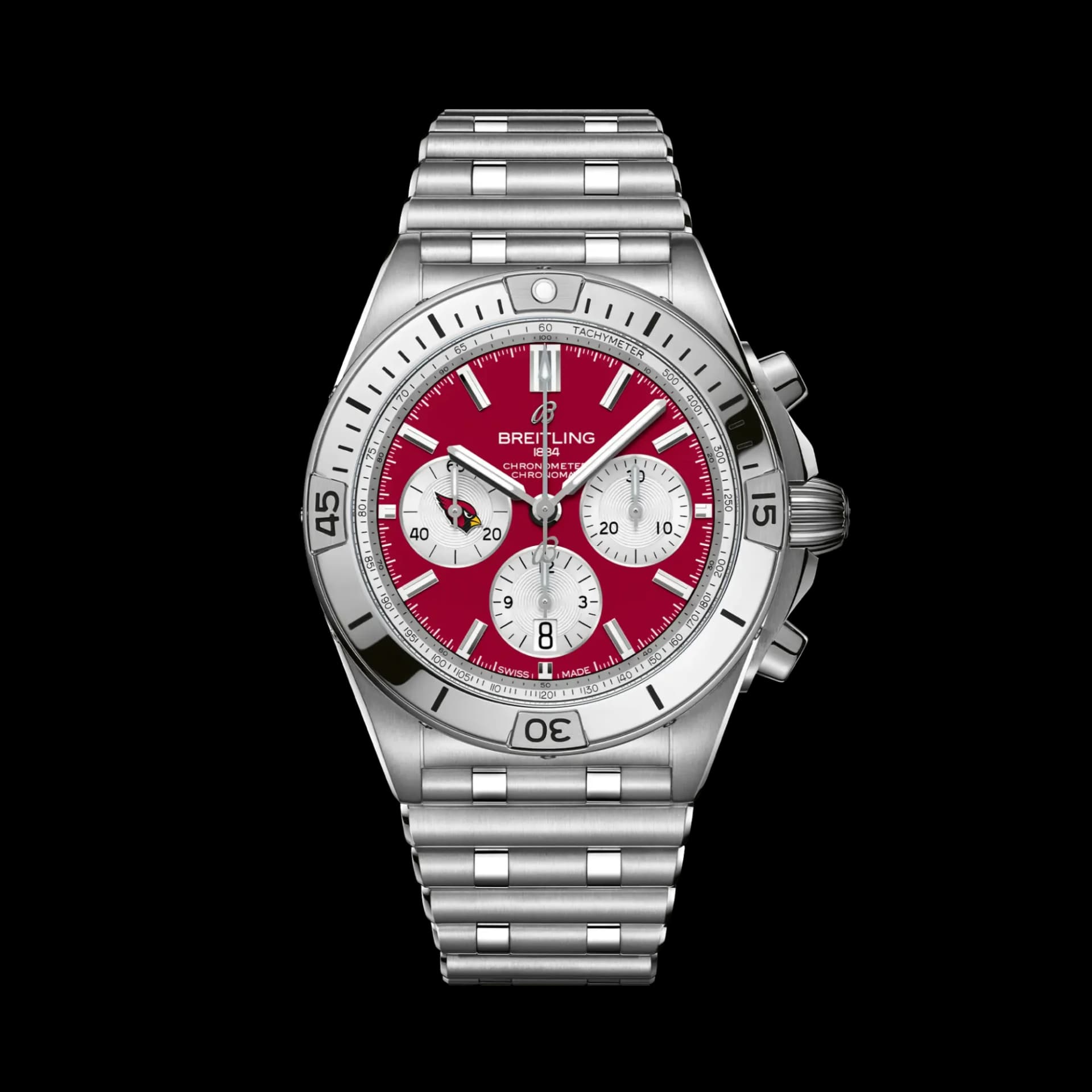Breitling Chronomat B01 42 NFL Arizona Cardinals Edition – Çelik Bilezik (AB01342B1K6A1) 1