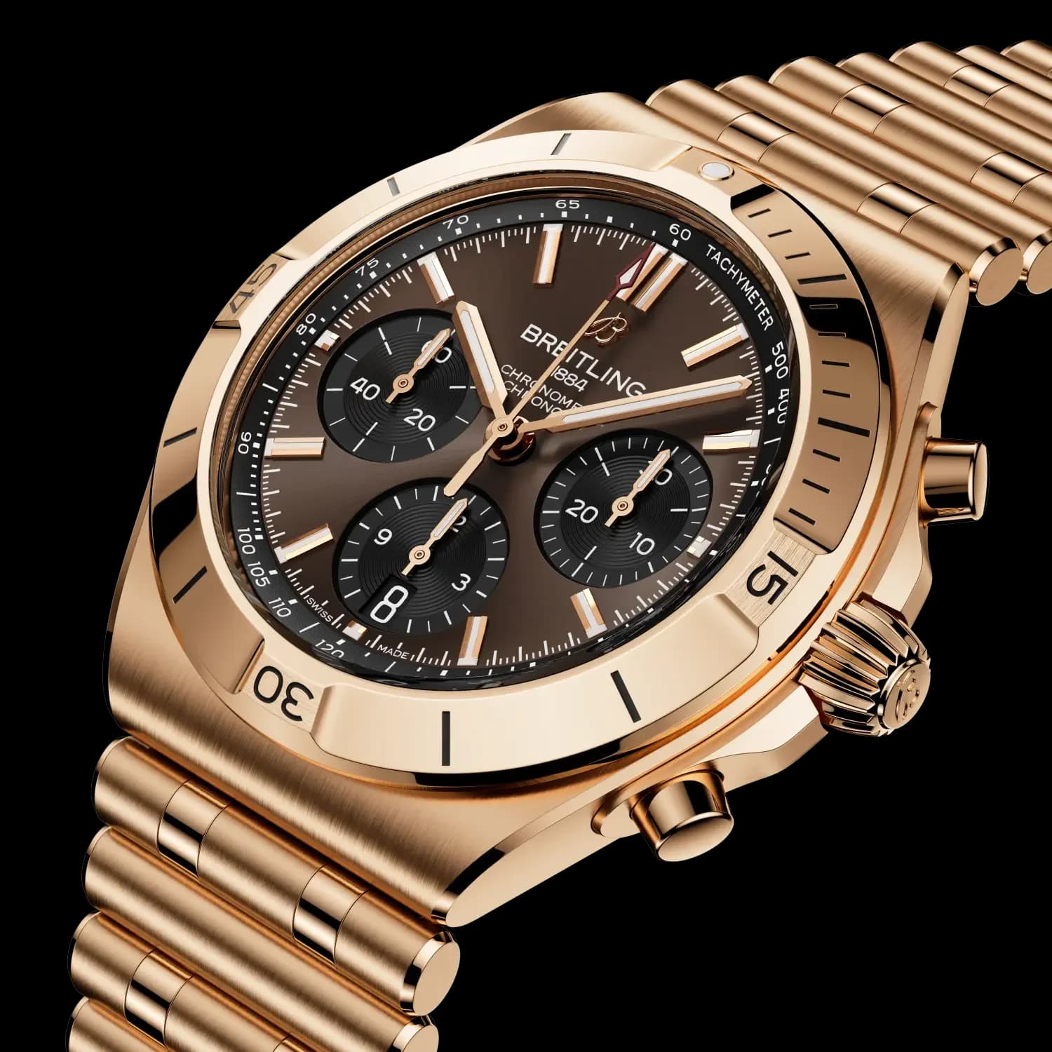 Breitling Chronomat B01 Chronograph 42 – Kırmızı Altın, Kırmızı Altın Bilezik 2