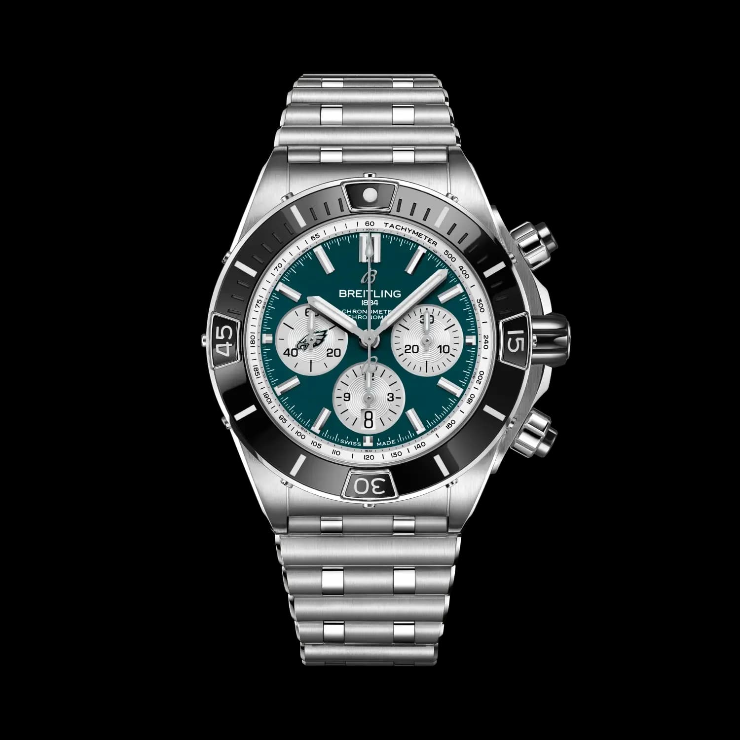 Breitling Super Chronomat B01 Chronograph 44 NFL Philadelphia Eagles – Çelik 1