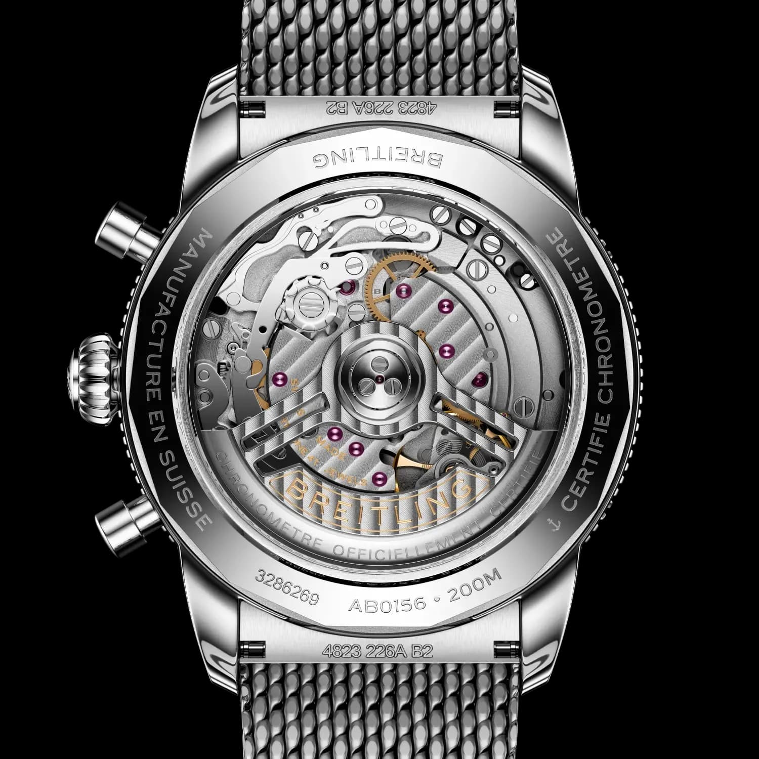 Breitling Superocean Heritage B01 Chronograph 42 – Çelik, Yeşil Kadran, Çelik Bilezik 3