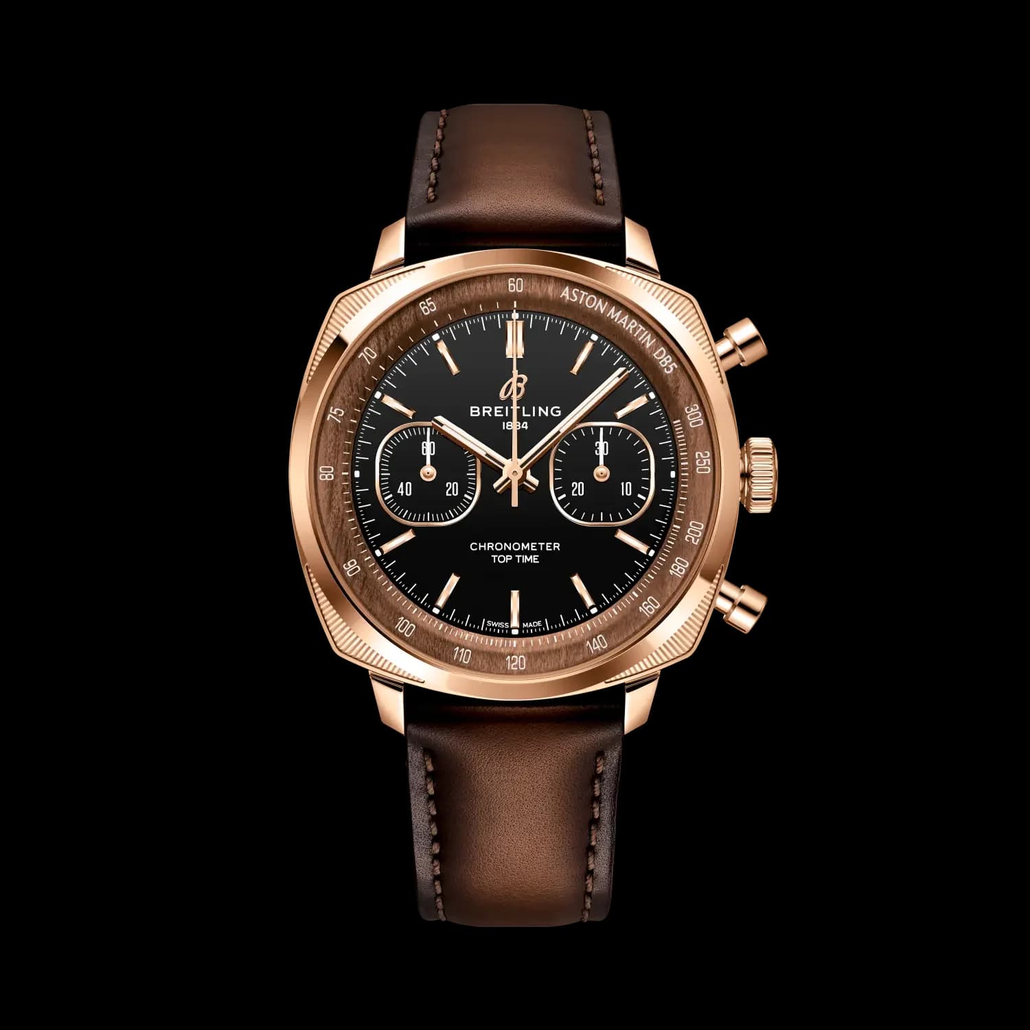 Breitling Top Time B01 Chronograph 41 Tribute to Aston Martin DB5 – Kırmızı Altın 1