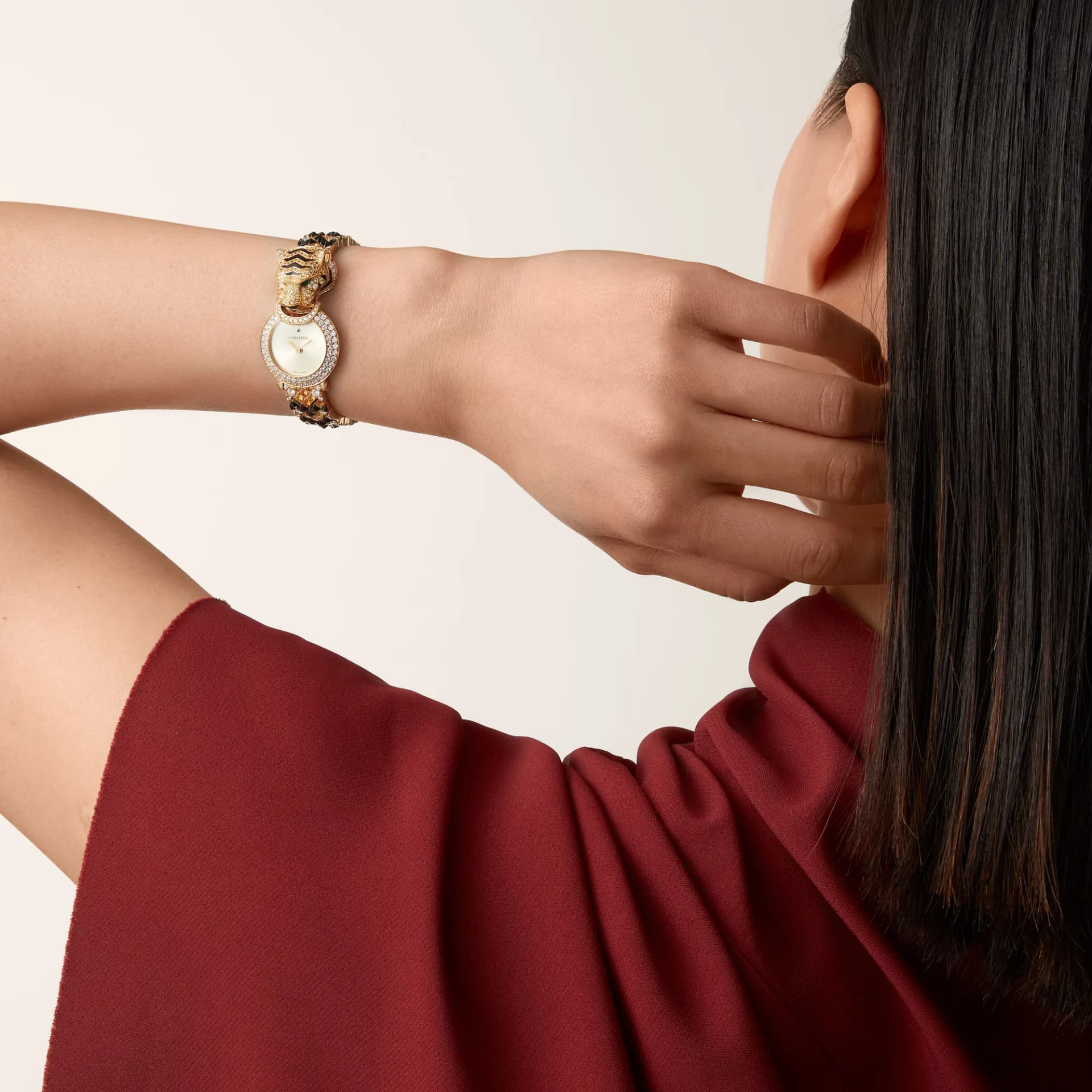 Cartier Animalière Jewelry Watch 23.6 mm – Sarı Altın, Safir 3