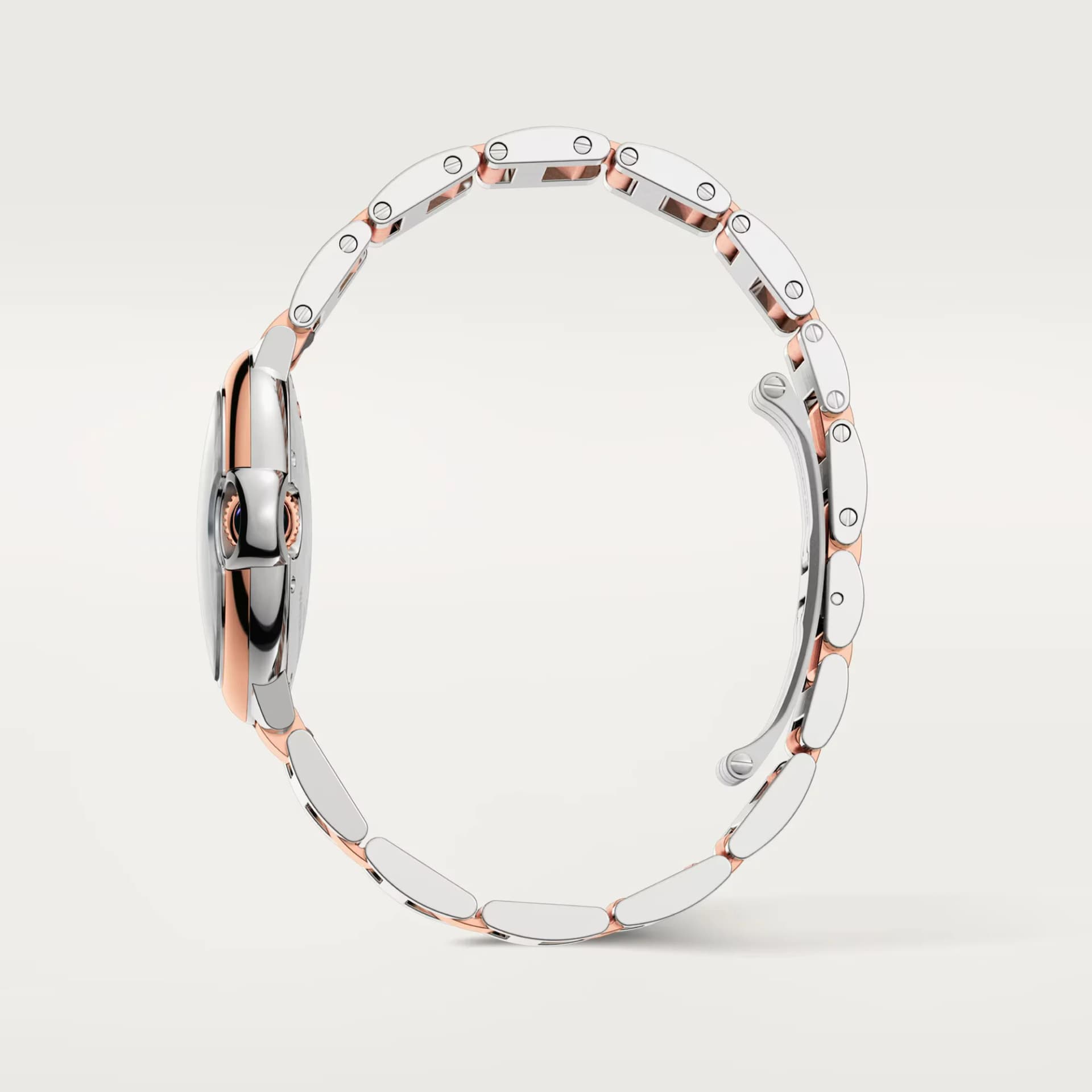 Cartier Ballon Bleu de Cartier 33 mm – Pembe Altın, Çelik, Pırlantalı Gümüş Kadran 2