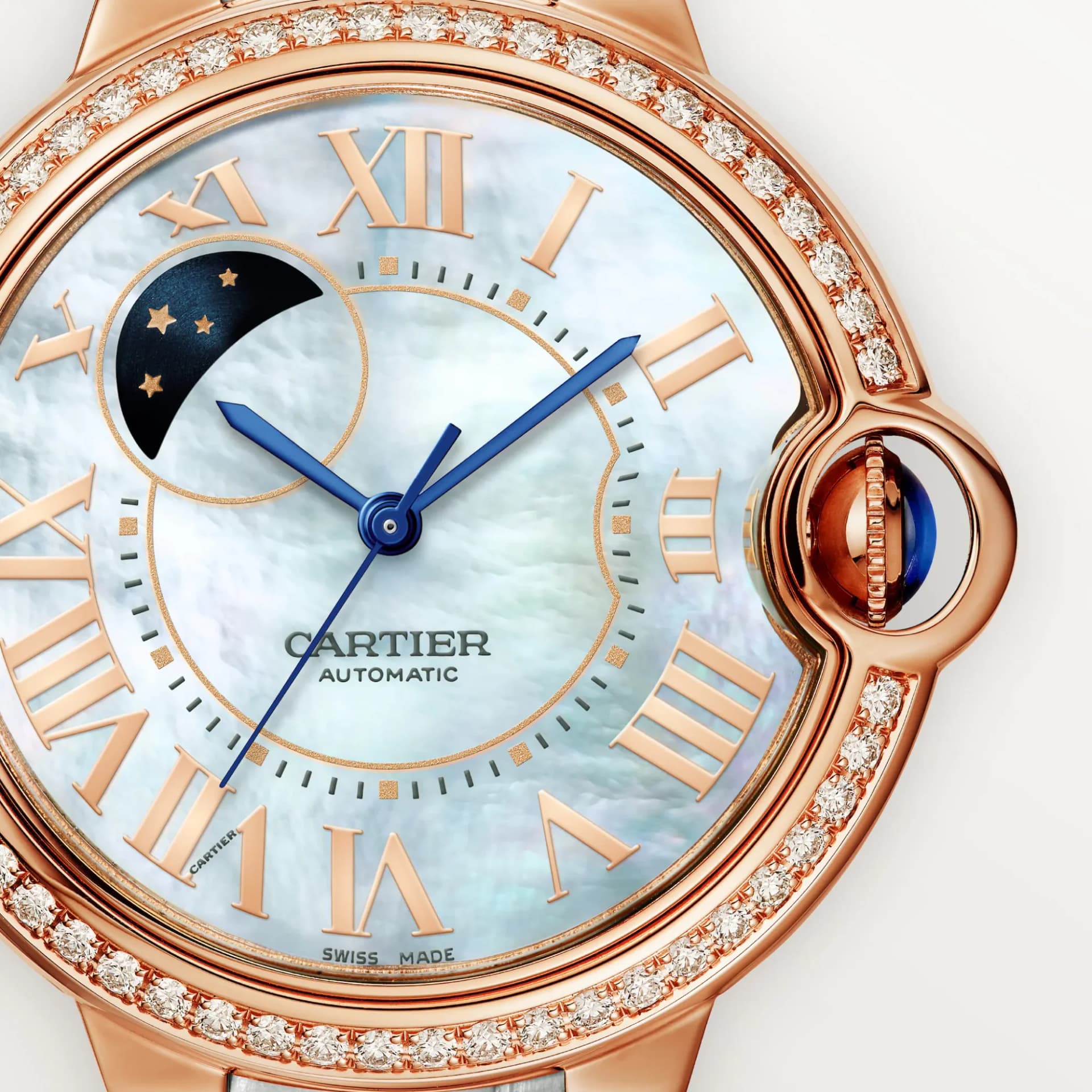 Cartier Ballon Bleu de Cartier 36 mm – Pembe Altın, Pırlanta 3