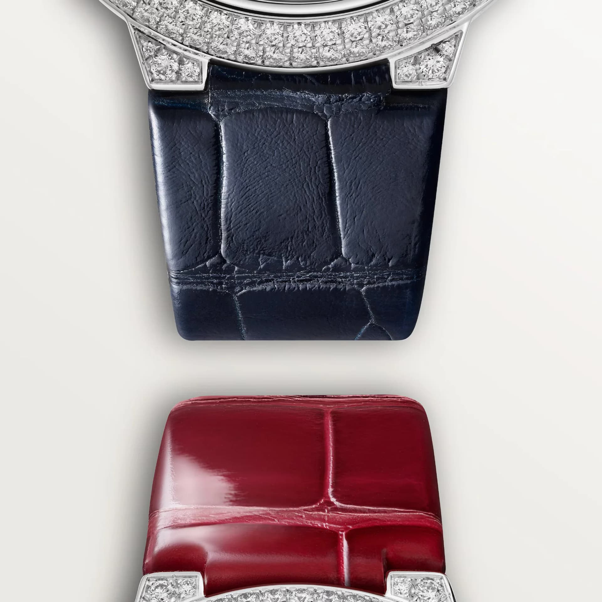Cartier Ballon Bleu de Cartier 37 mm – Beyaz Altın, Pırlanta, Mavi Timsah Derisi Kayış 2