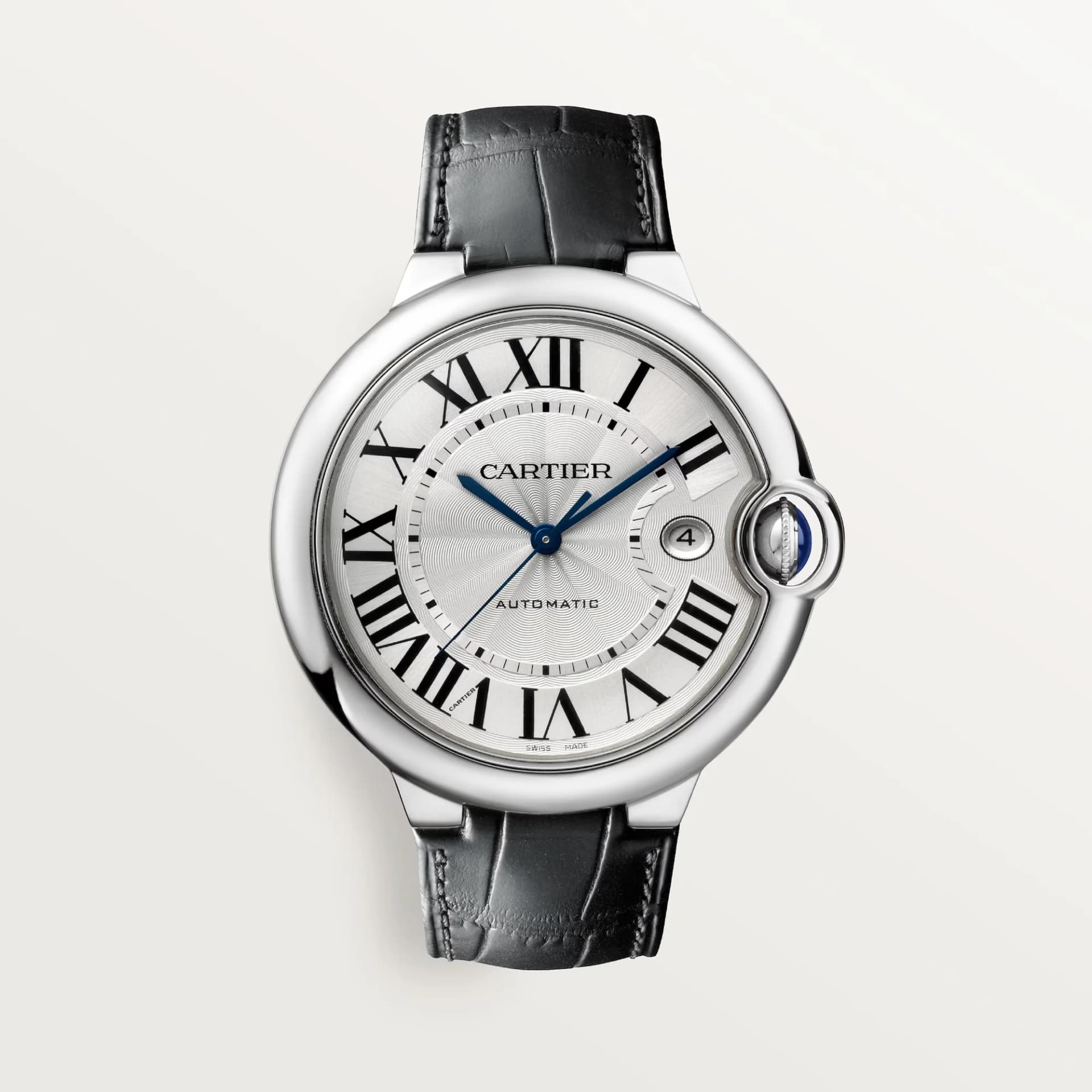 Cartier Ballon Bleu de Cartier 42 mm – Çelik, Siyah Timsah Derisi Kayış 1