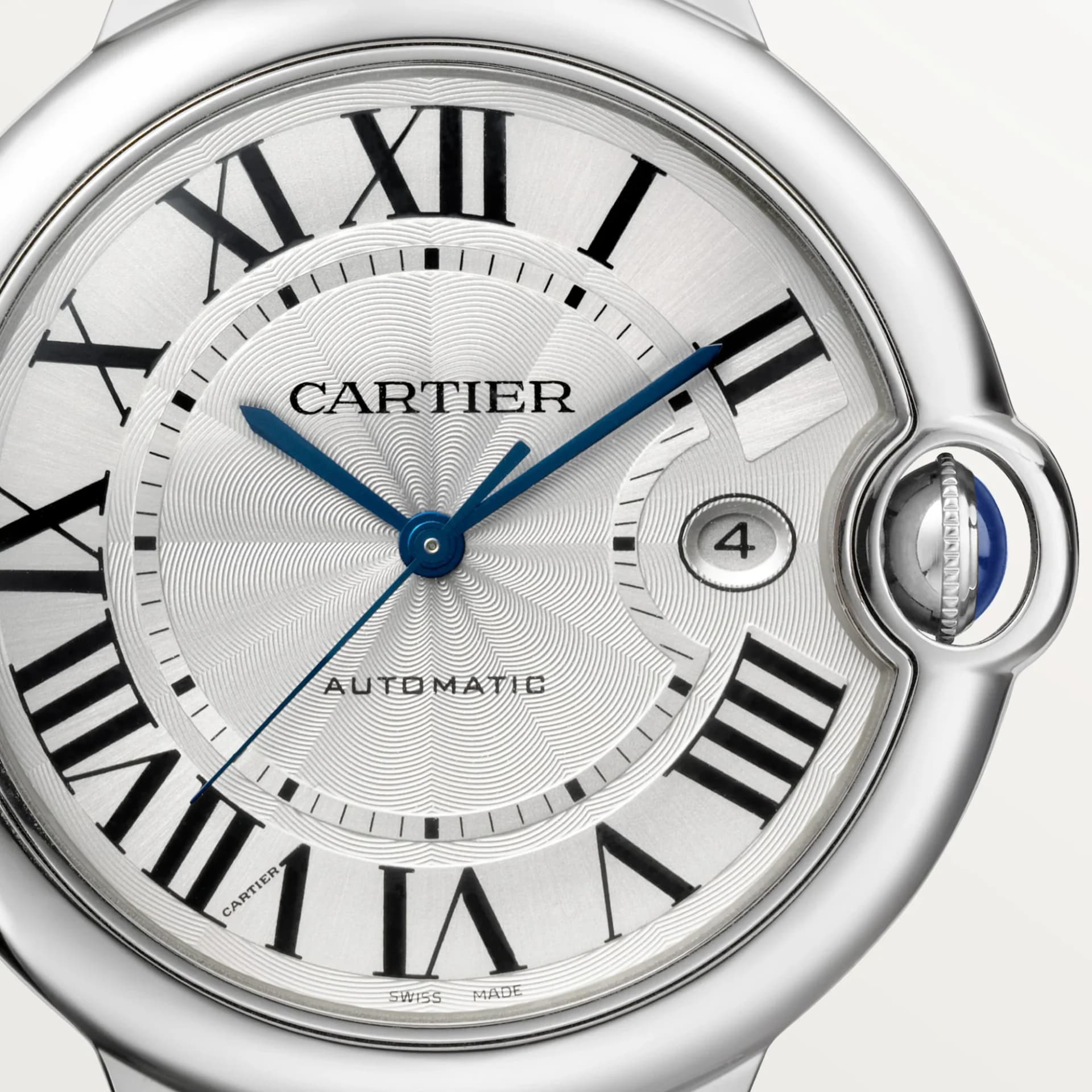 Cartier Ballon Bleu de Cartier 42 mm – Çelik, Siyah Timsah Derisi Kayış 3