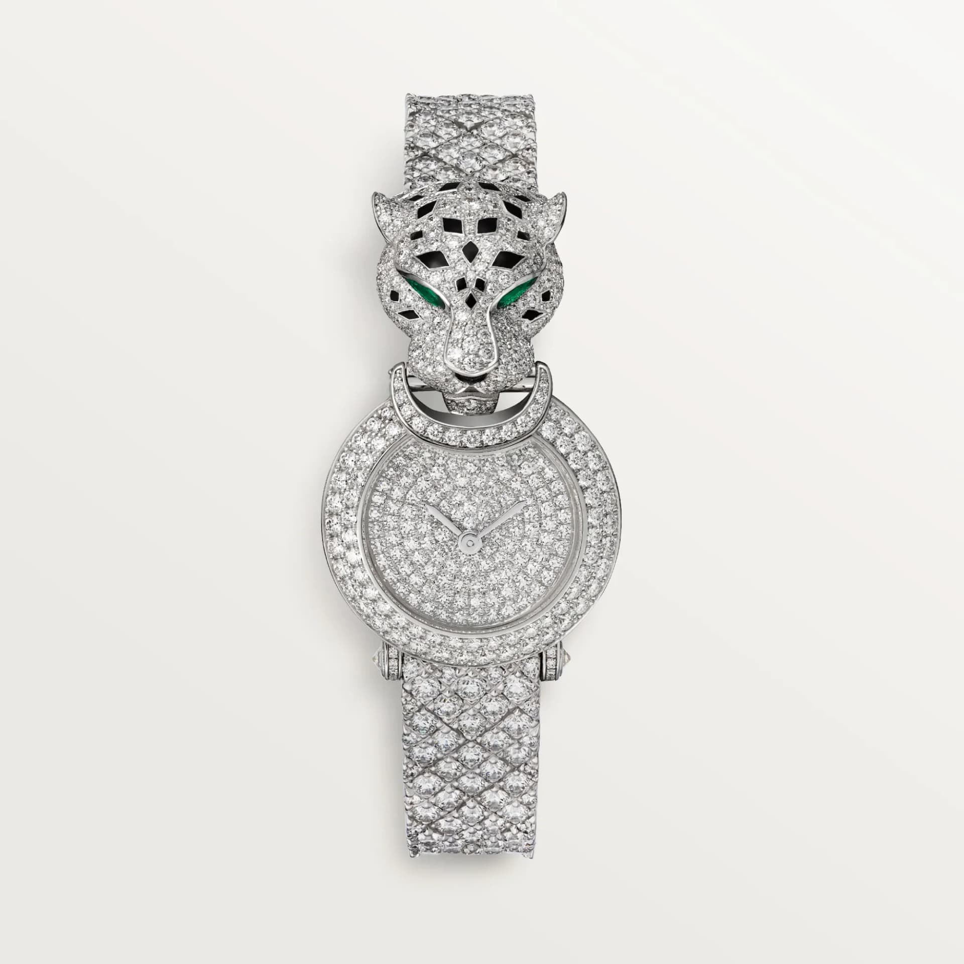 Cartier La Panthère de Cartier – Beyaz Altın, Zümrüt, Pırlantalı Kadran 1