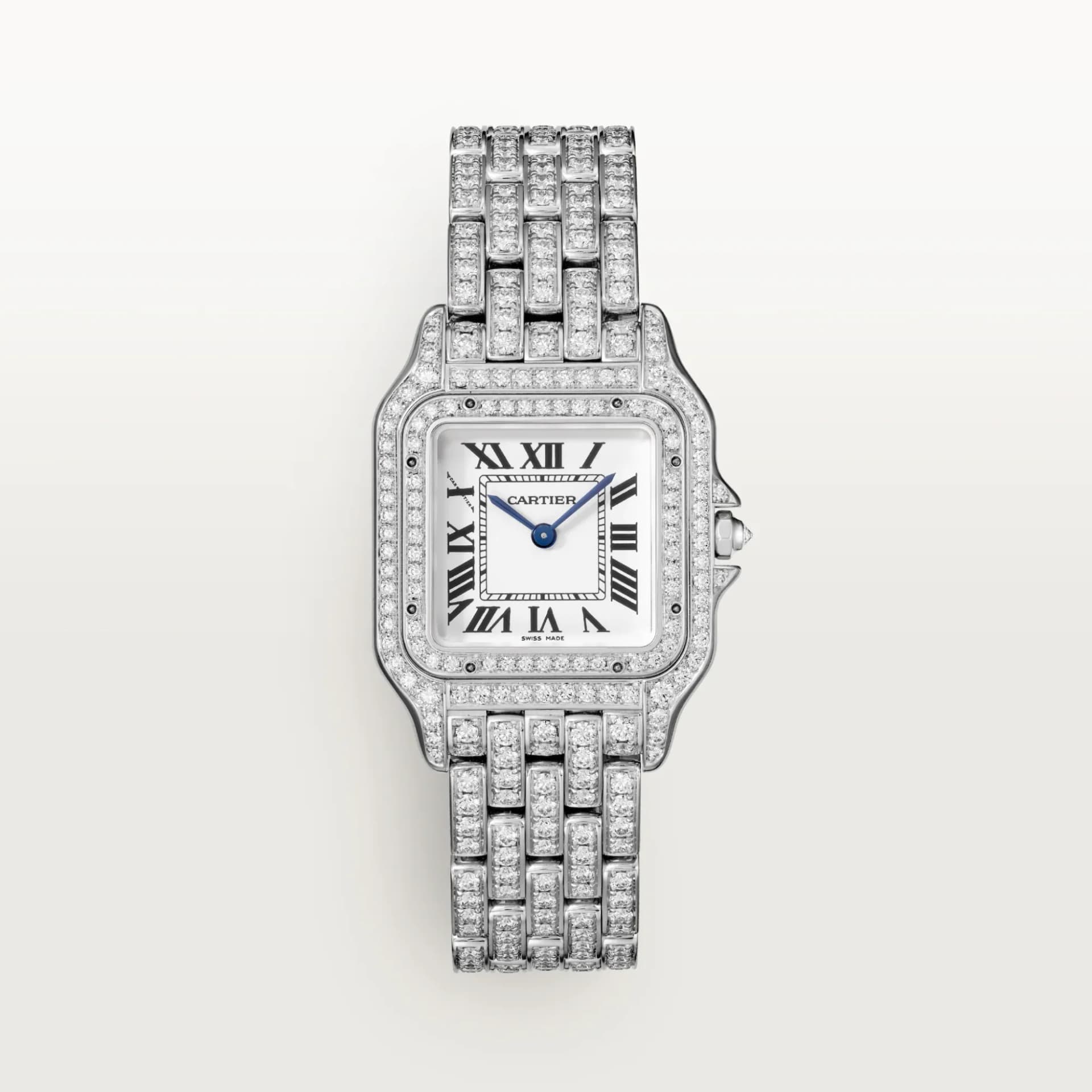 Cartier Panthère de Cartier Medium Model – Beyaz Altın, Pırlanta, Gümüş Kadran 1