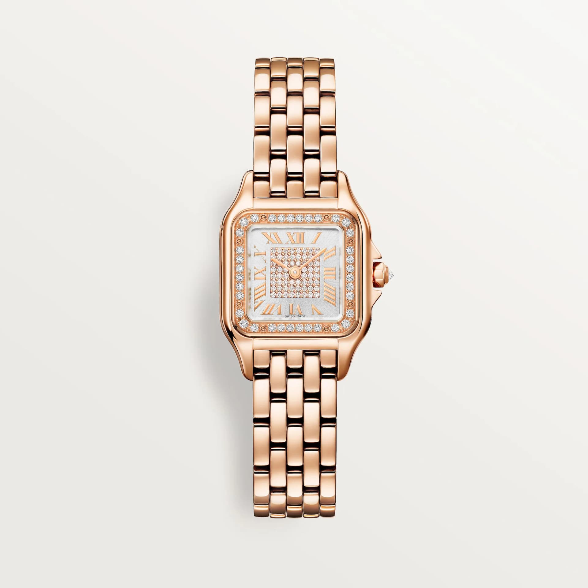 Cartier Panthère de Cartier Small Model – Pembe Altın, Pırlanta, Pırlantalı Gümüş Kadran 1