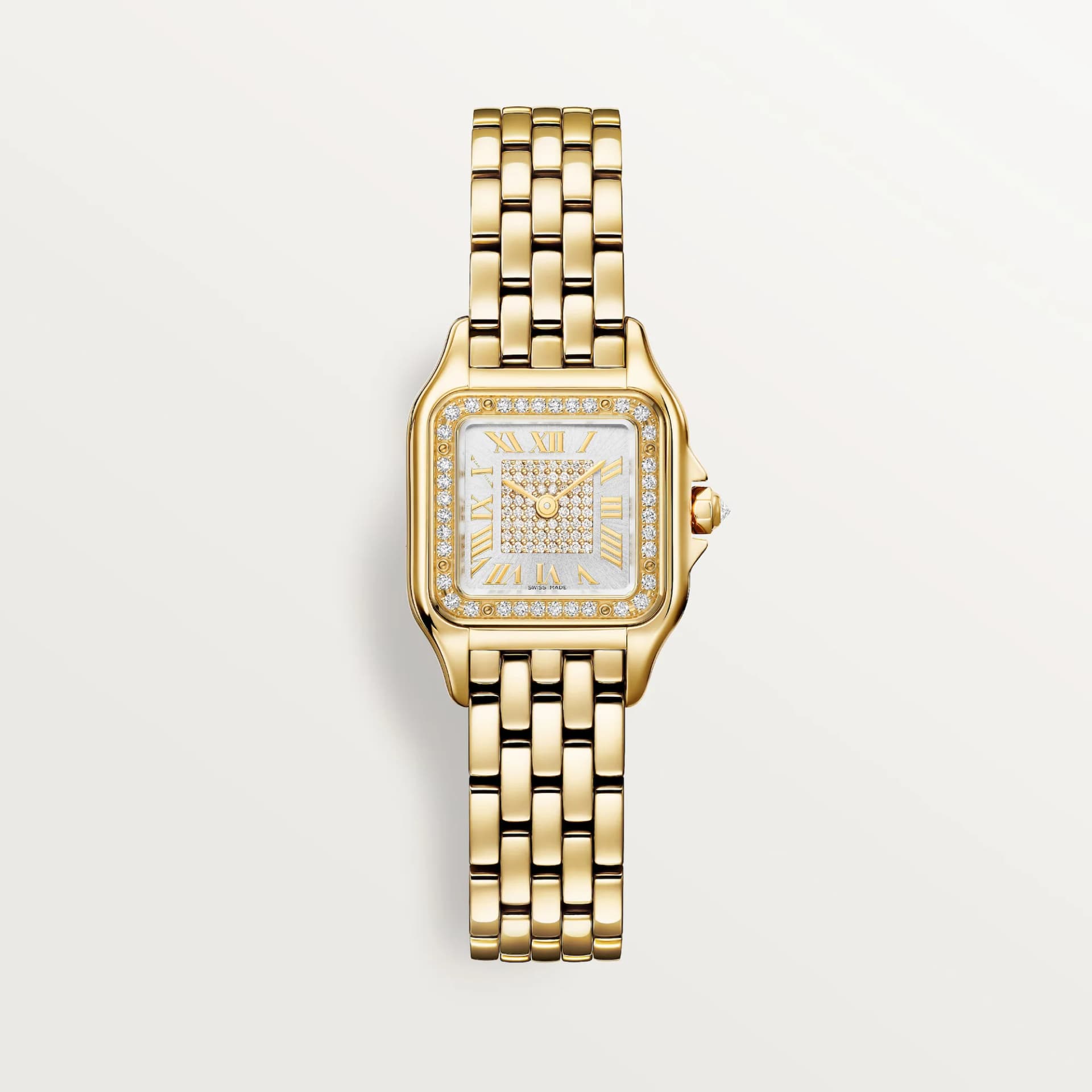 Cartier Panthère de Cartier Small Model – Sarı Altın, Pırlanta, Pırlantalı Gümüş Kadran 1