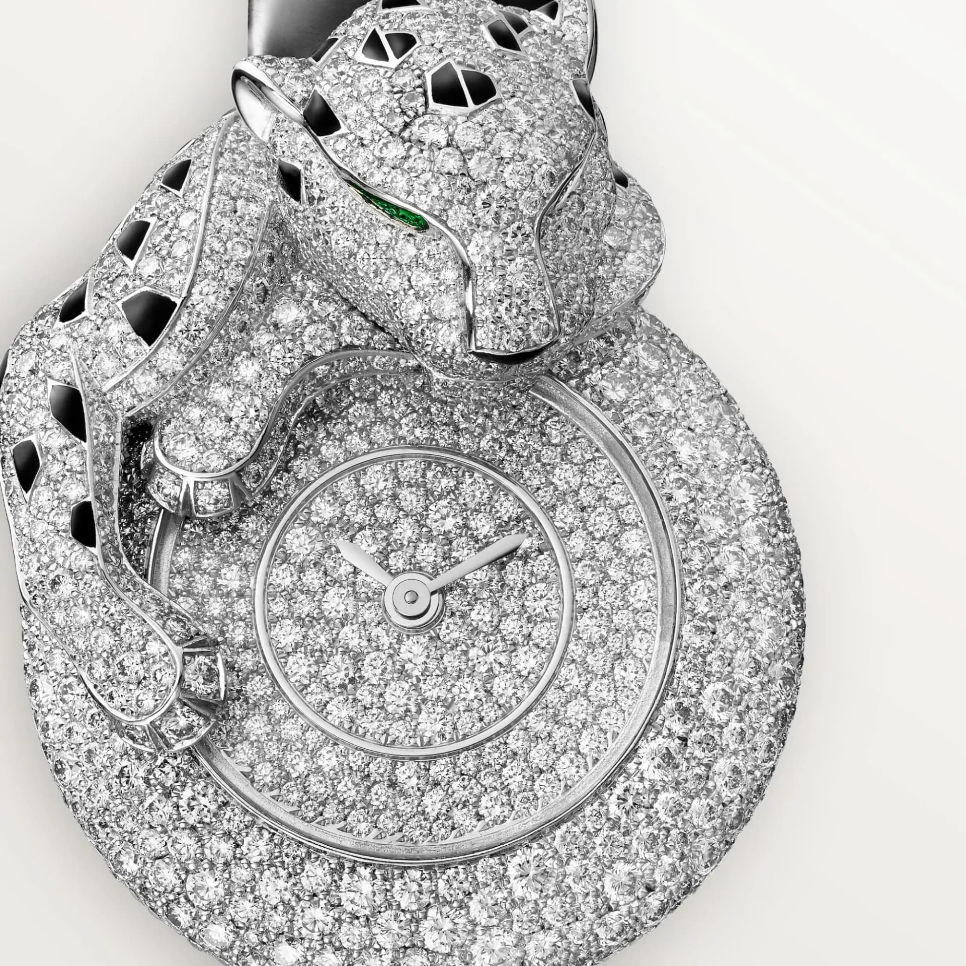 Cartier Panthère Jewelry Watch 28.4 mm – Beyaz Altın, Pırlanta, Pırlantalı Kadran 2
